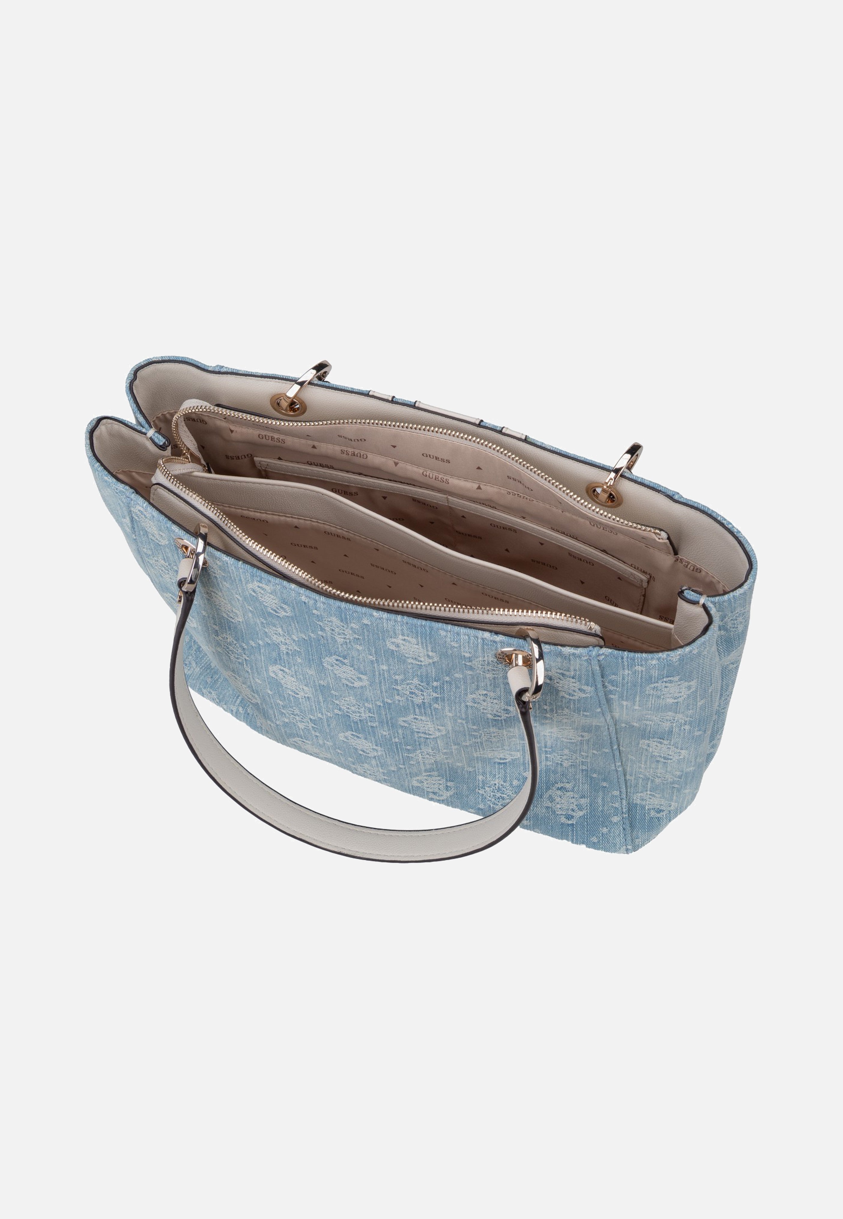 Guess Noelle II 72250 Denim Logo Shopper
