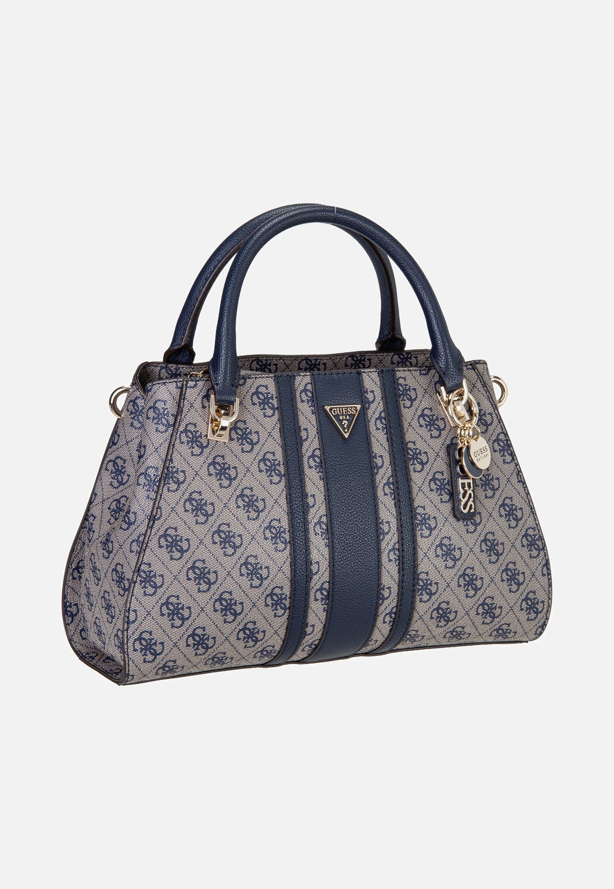 Guess Noelle II Luxury SAT 72070 Midnight Logo Bolsa con asa