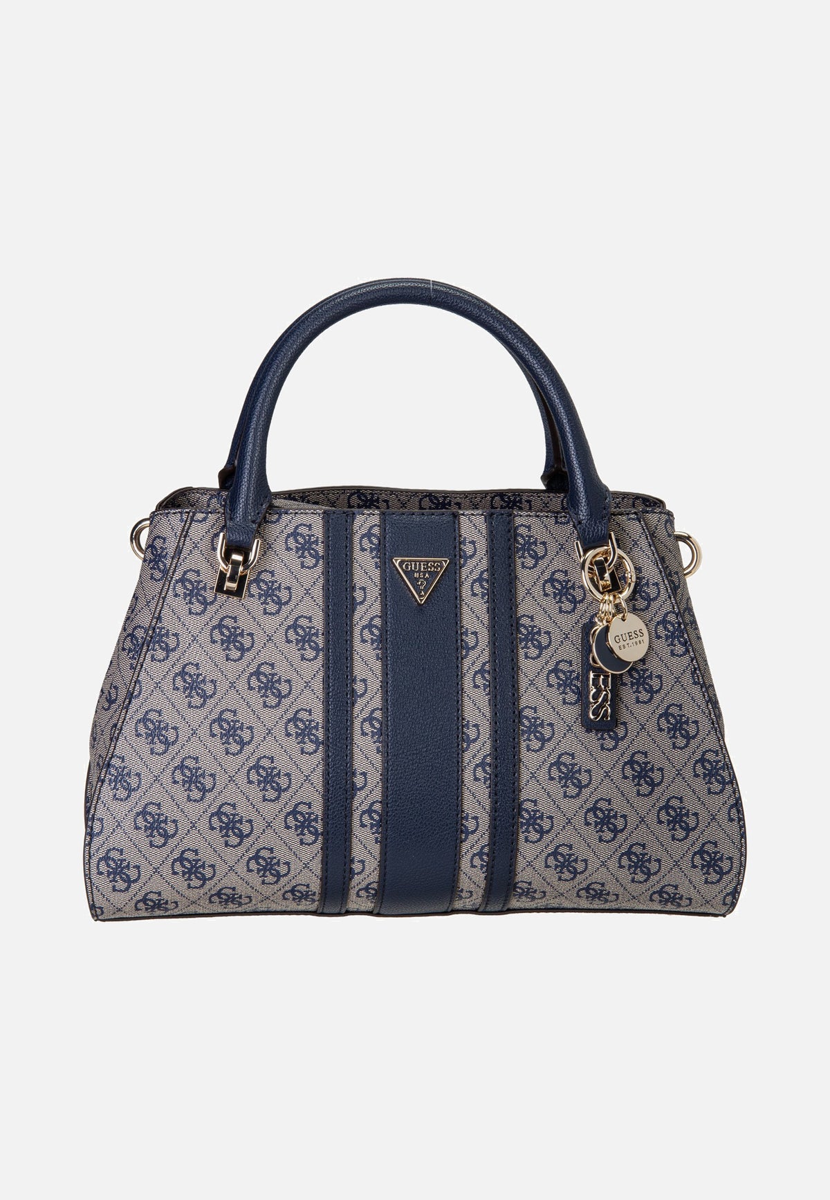 Guess Noelle II Luxury SAT 72070 Midnight Logo Bolsa con asa