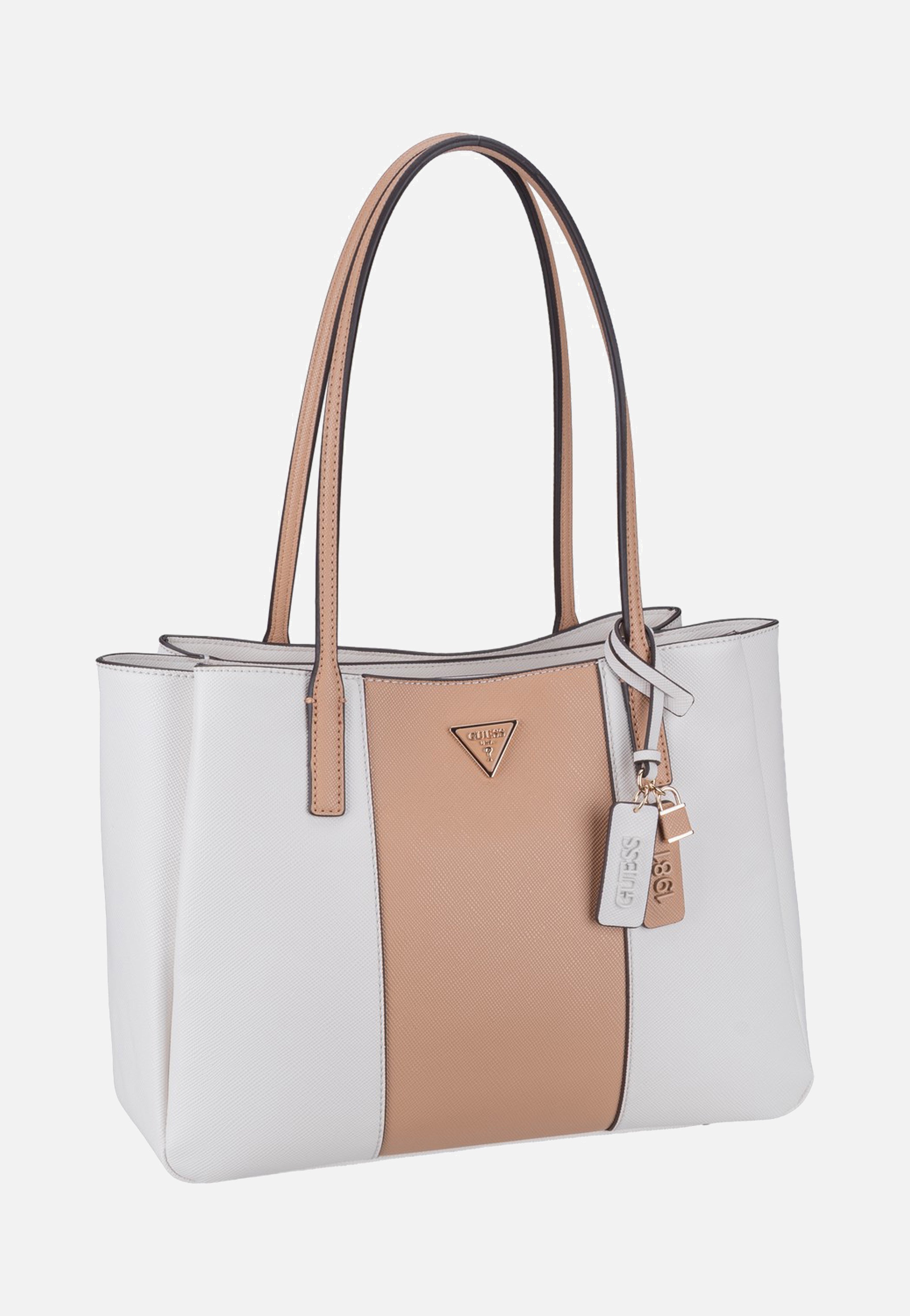 Guess Noelle II Tech 72260 Off White/Light Beige Bolsa de mano