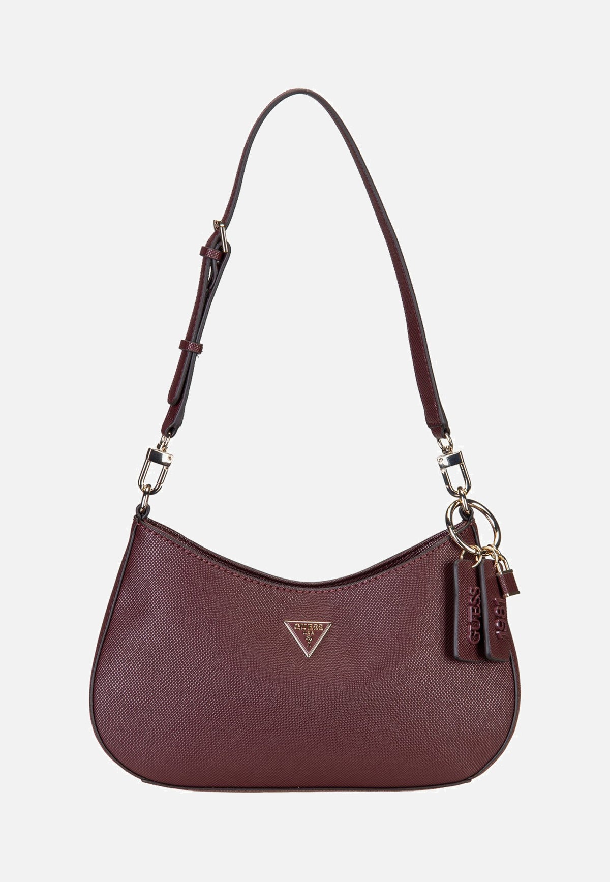 Guess Noelle II Top Zip Saffiano 72180 Burgundy Avondtas