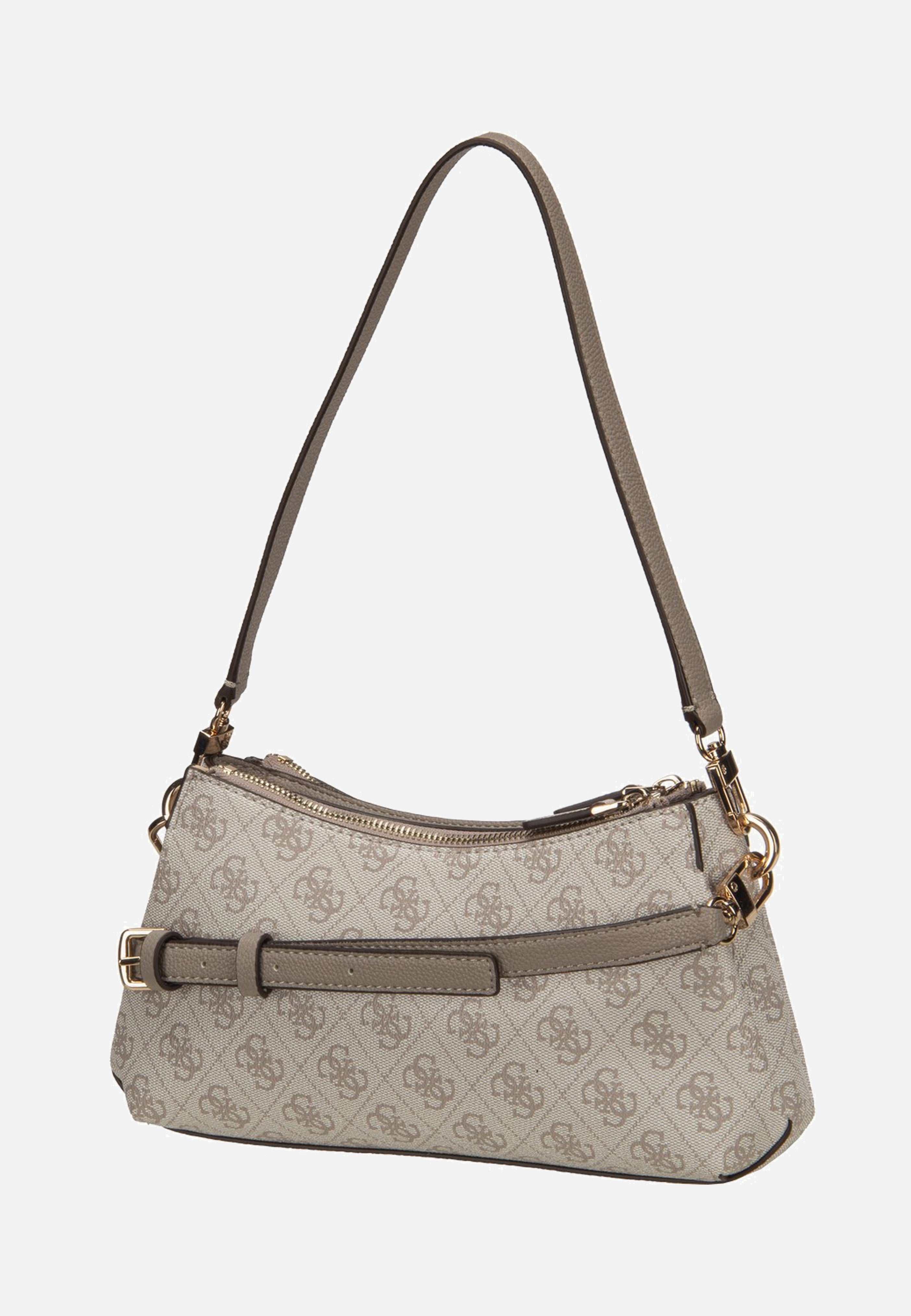 Guess Noelle II 3 Comp Xbody Dark Oak Shoulder Bag