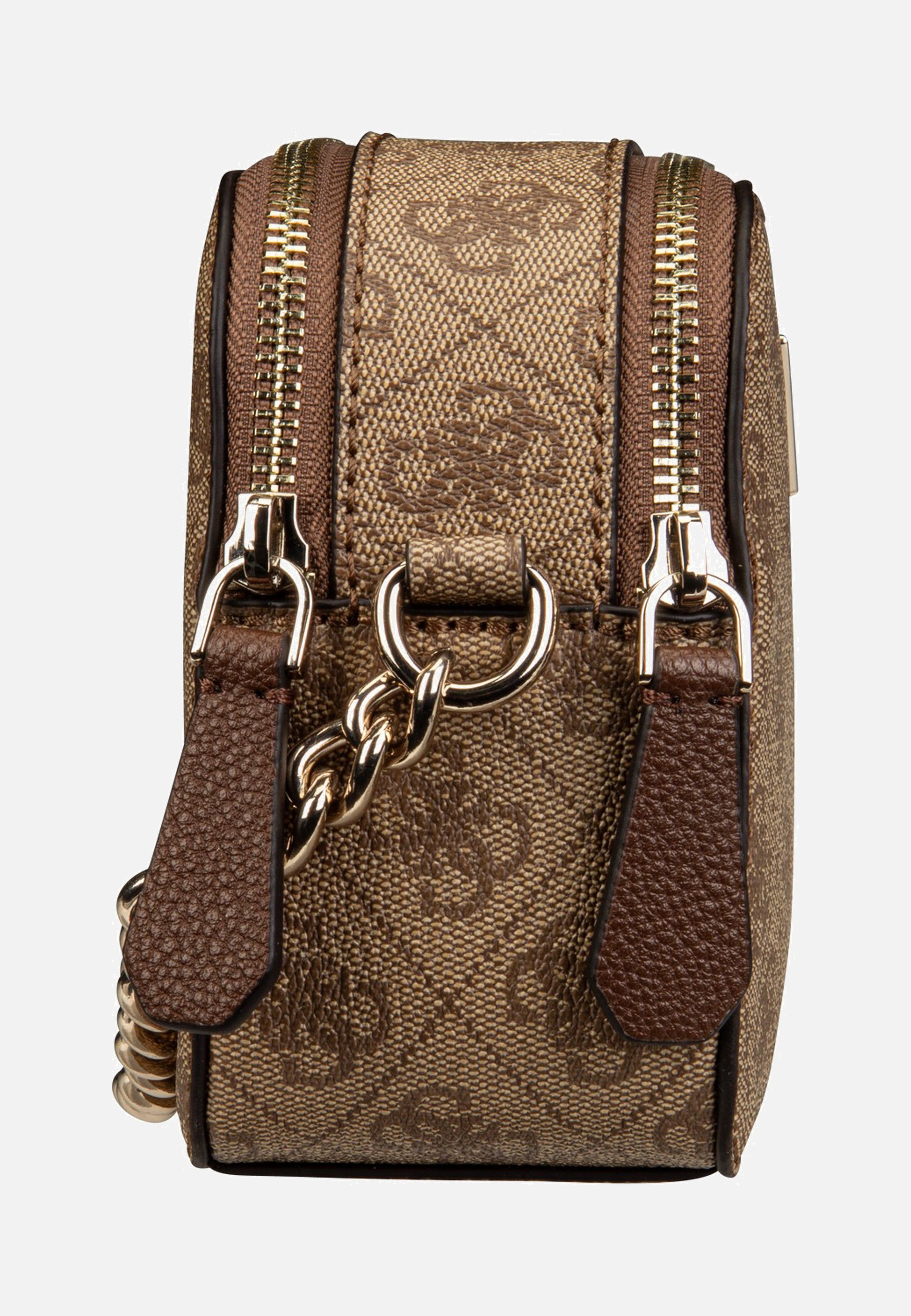 Guess Noelle II CB Camera Logo 72140 Latte Logo/Brown Crossbody Bag