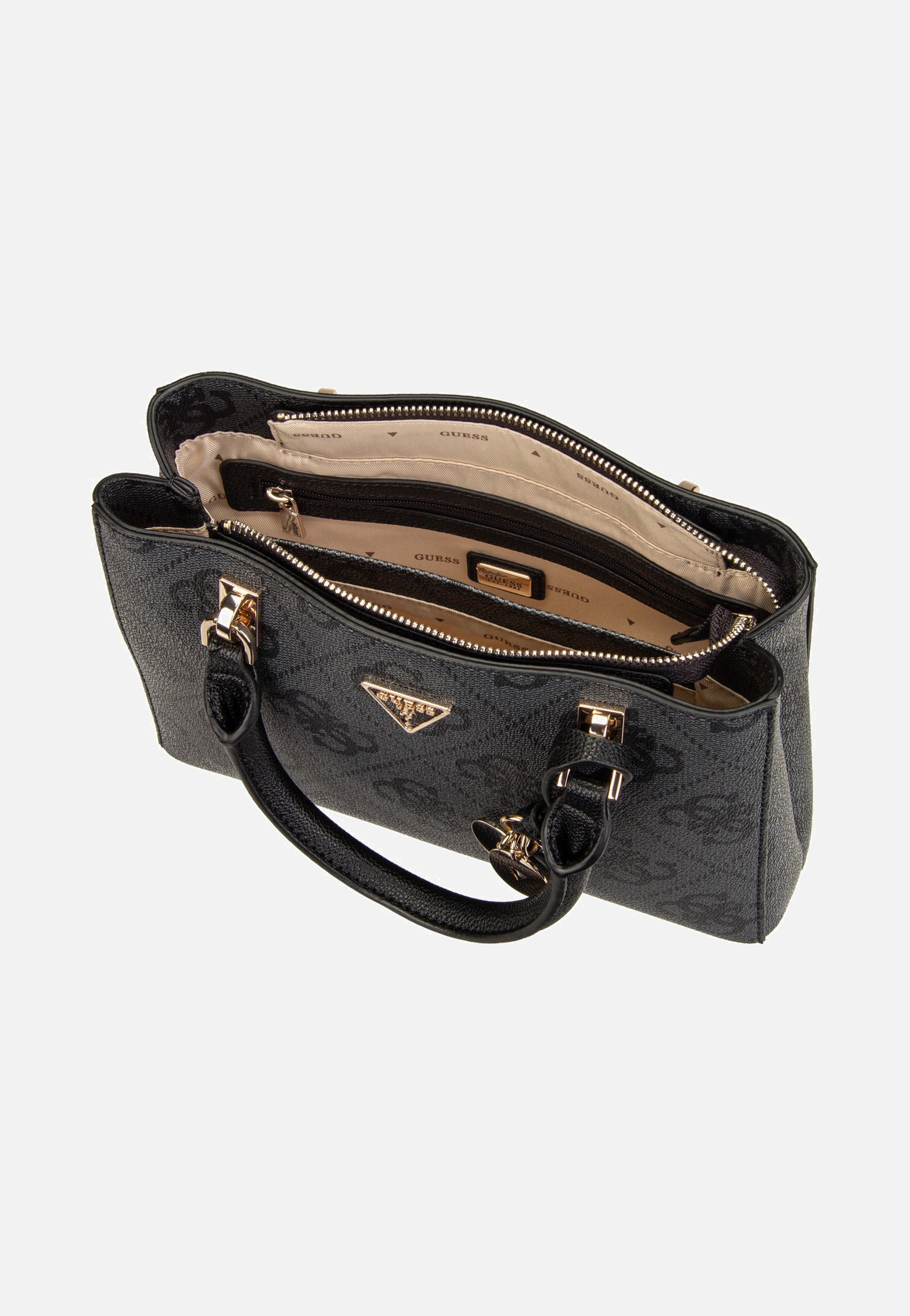 Guess - Noelle II Sml Multi Comp Coal Logo - Satchel | Women-Image
