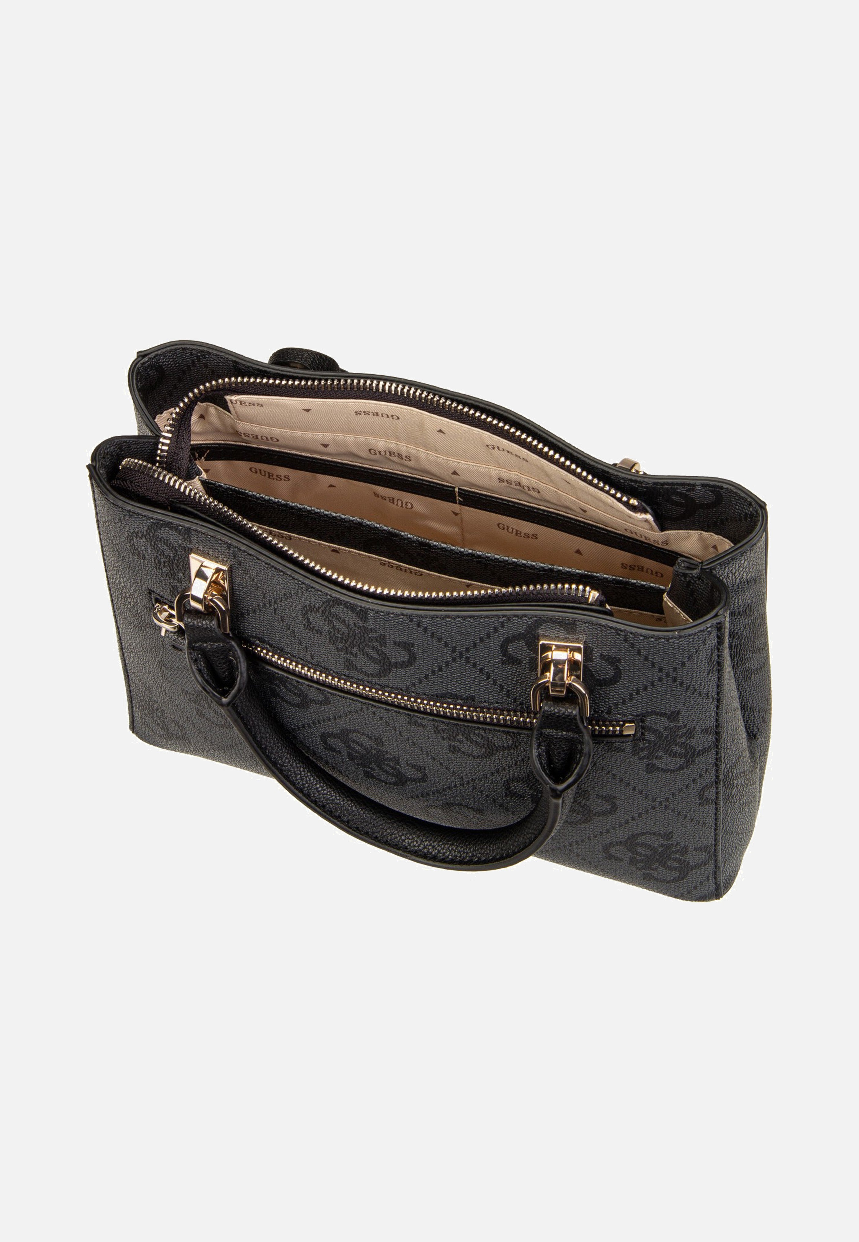 Guess - Noelle II Sml Multi Comp Coal Logo - Satchel | Women-Image