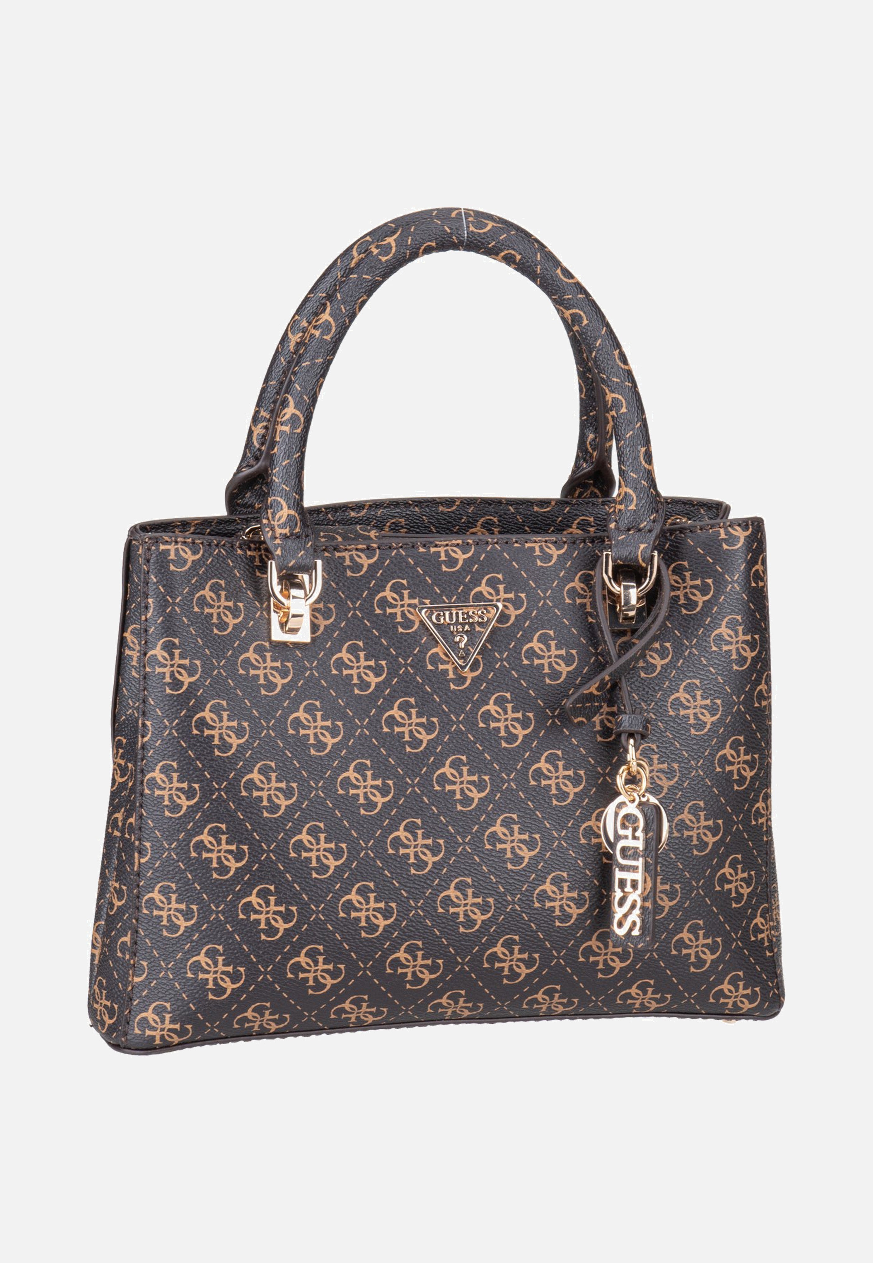 Guess - Noelle II Sml Multi Comp Stchl Brown Logo - Satchel | Women-Image