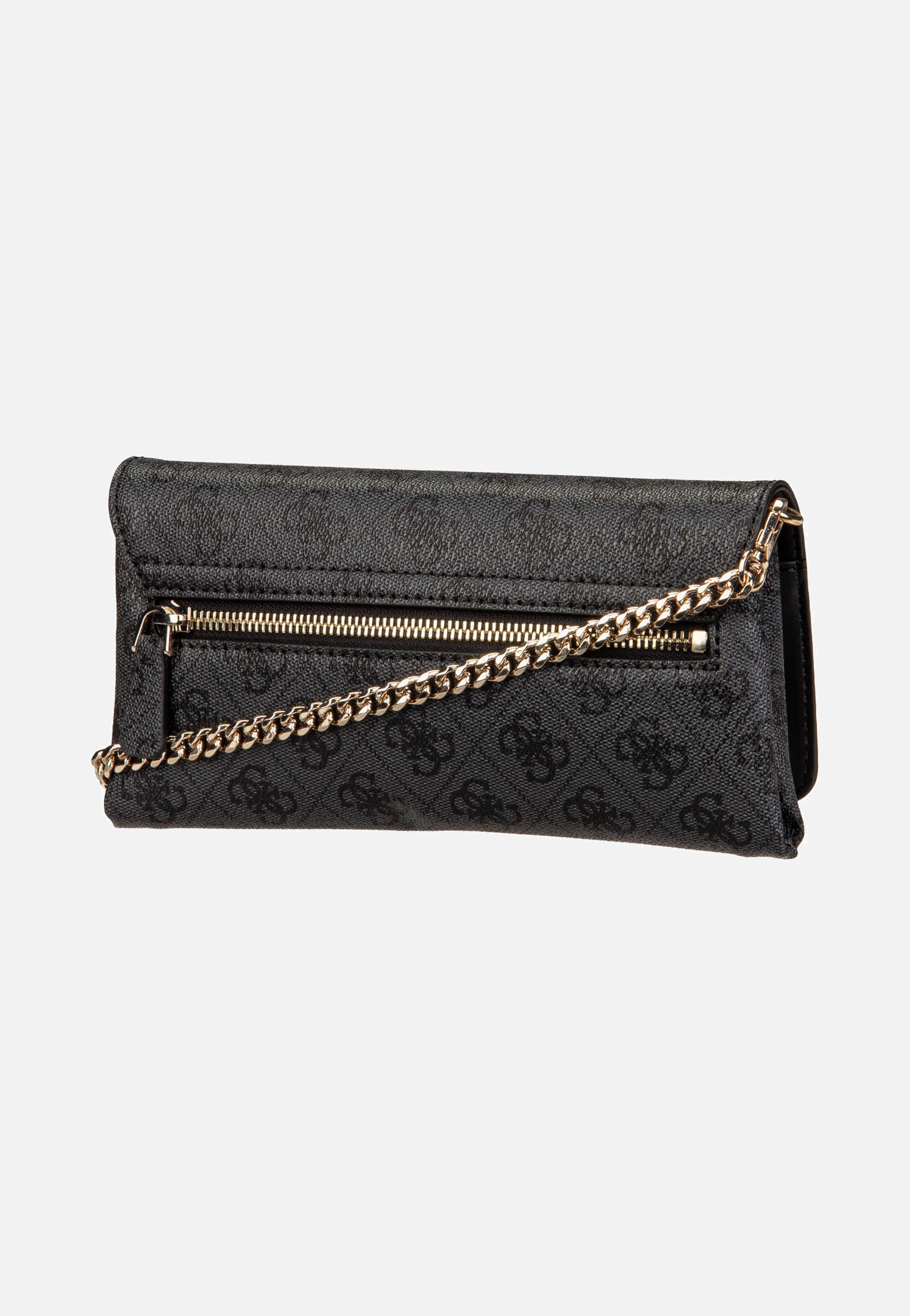 Guess - Noelle II Xbody Flap Organizer Coal Logo - Clutch | Women-Image