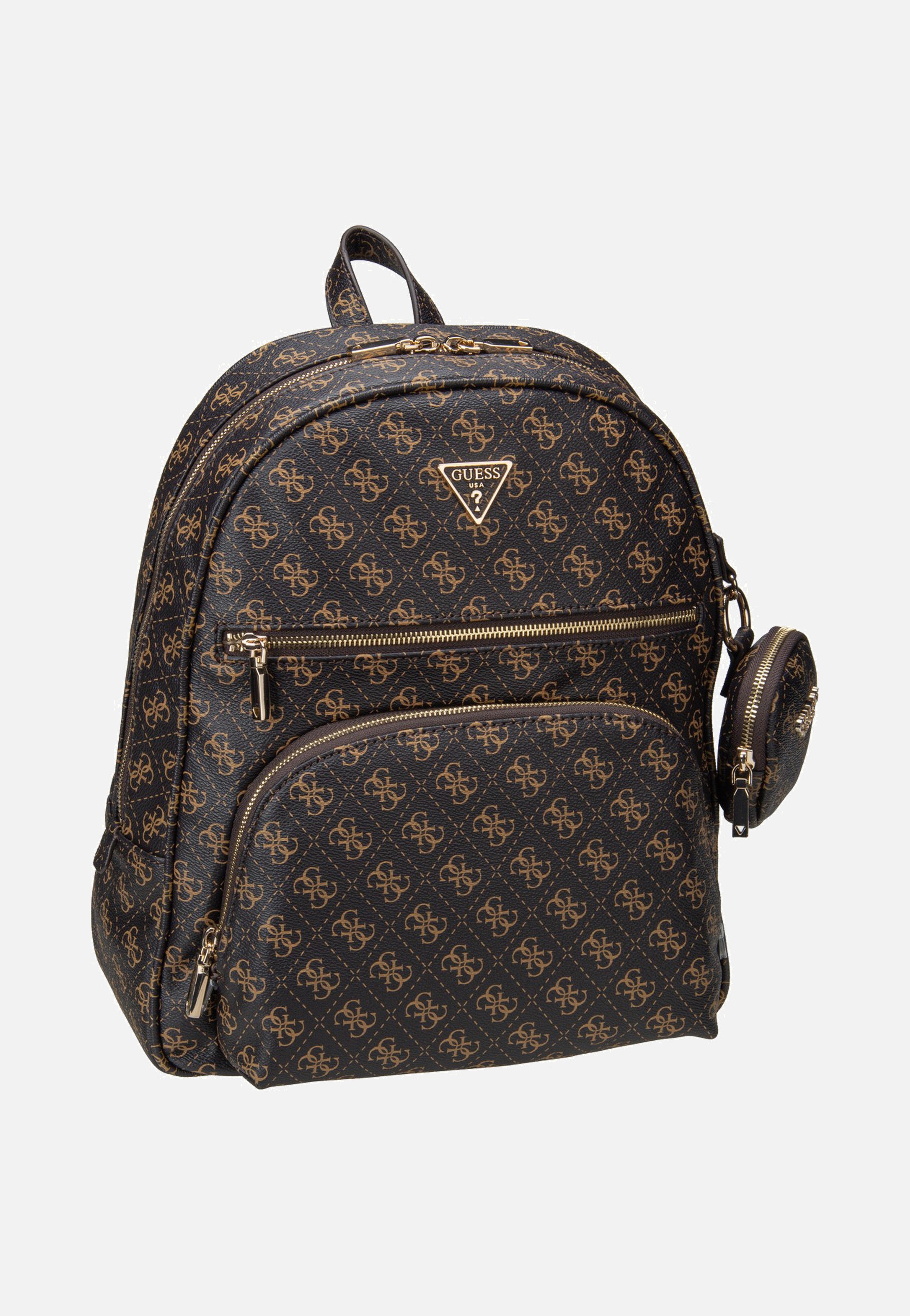 Guess - Power Play II Large Tech Brown Logo - Backpack | Women-Image