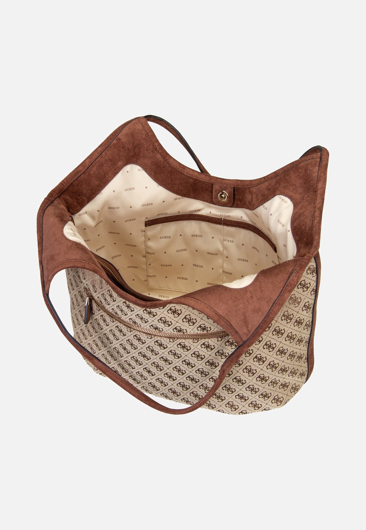 Guess Samantha Girlfriend 13230 Latte Logo/Brown Acquirente