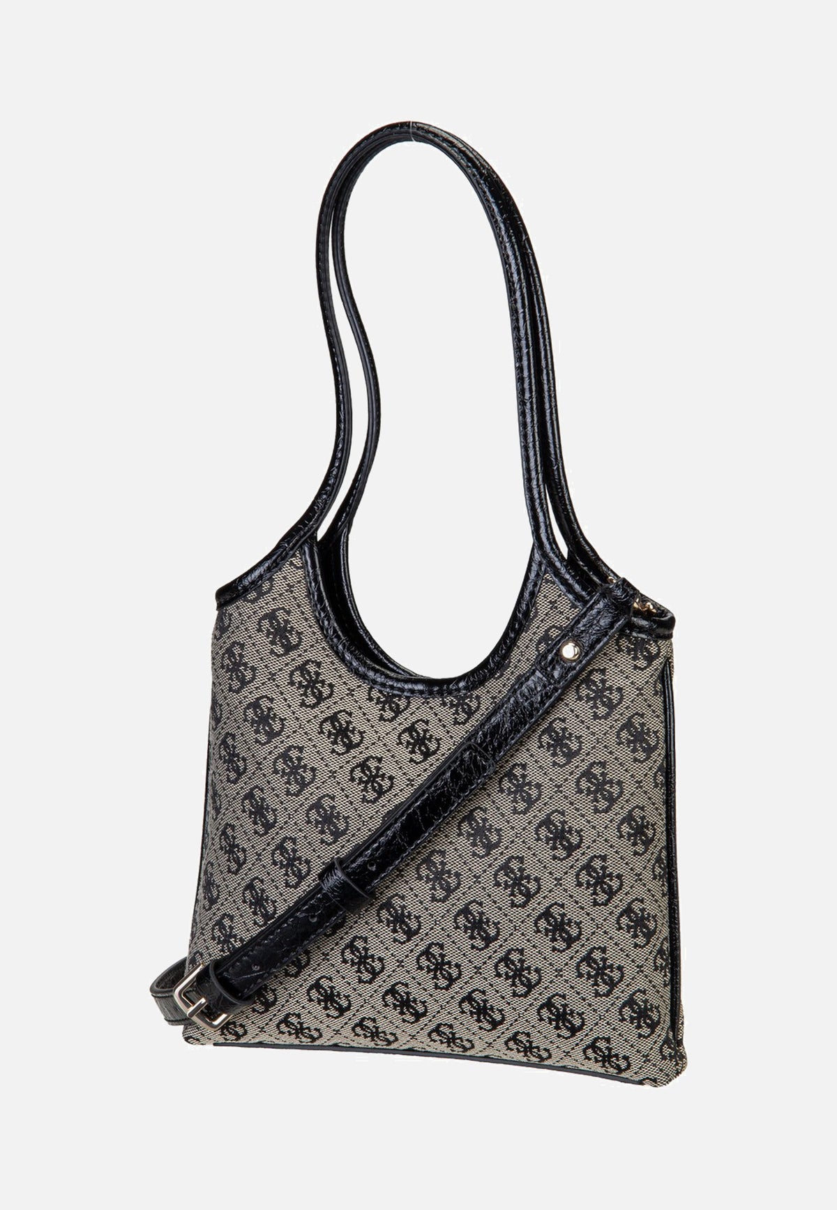 Guess Samantha Mini 13750 Black Logo Bolso de hombro