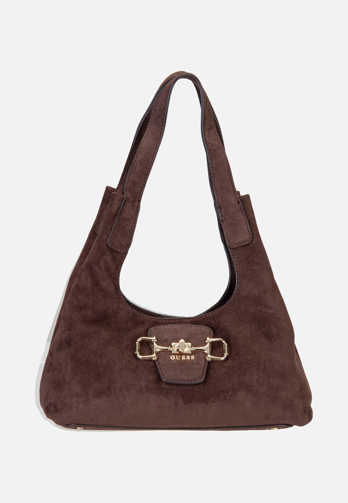 Guess Sunset Small Suede 14010 Espresso Bolso de hombro