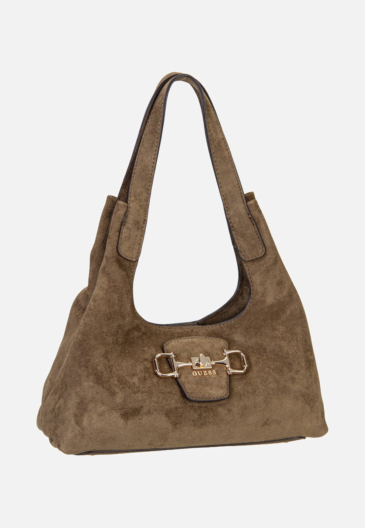 Guess Sunset Small Suede 14010 Olive Bolso de hombro