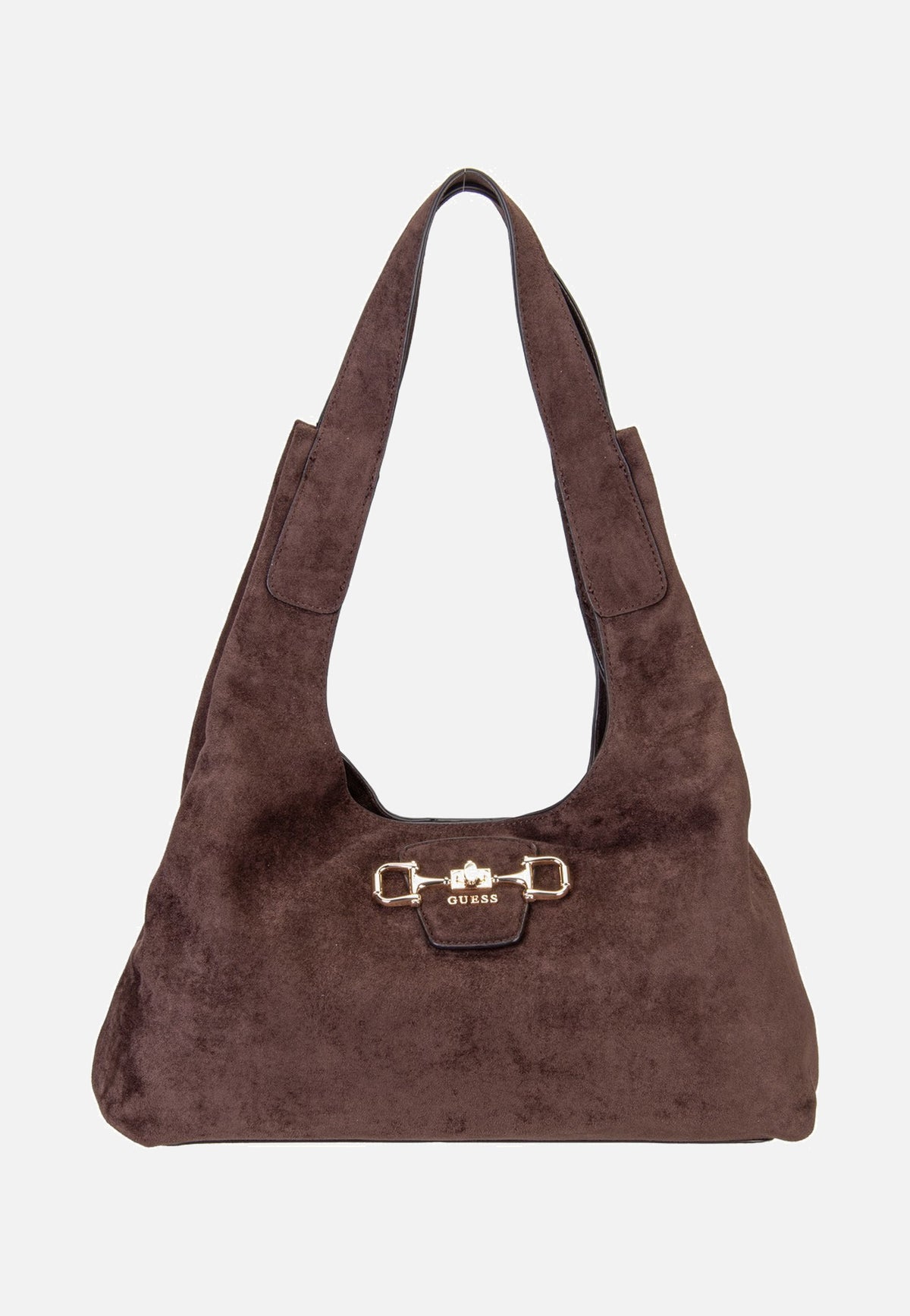 Guess Sunset Suede 14020 Espresso Hobo Bag