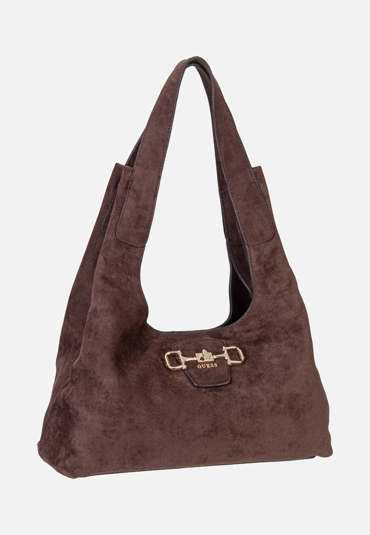 Guess Sunset Suede 14020 Espresso Hobo Bag