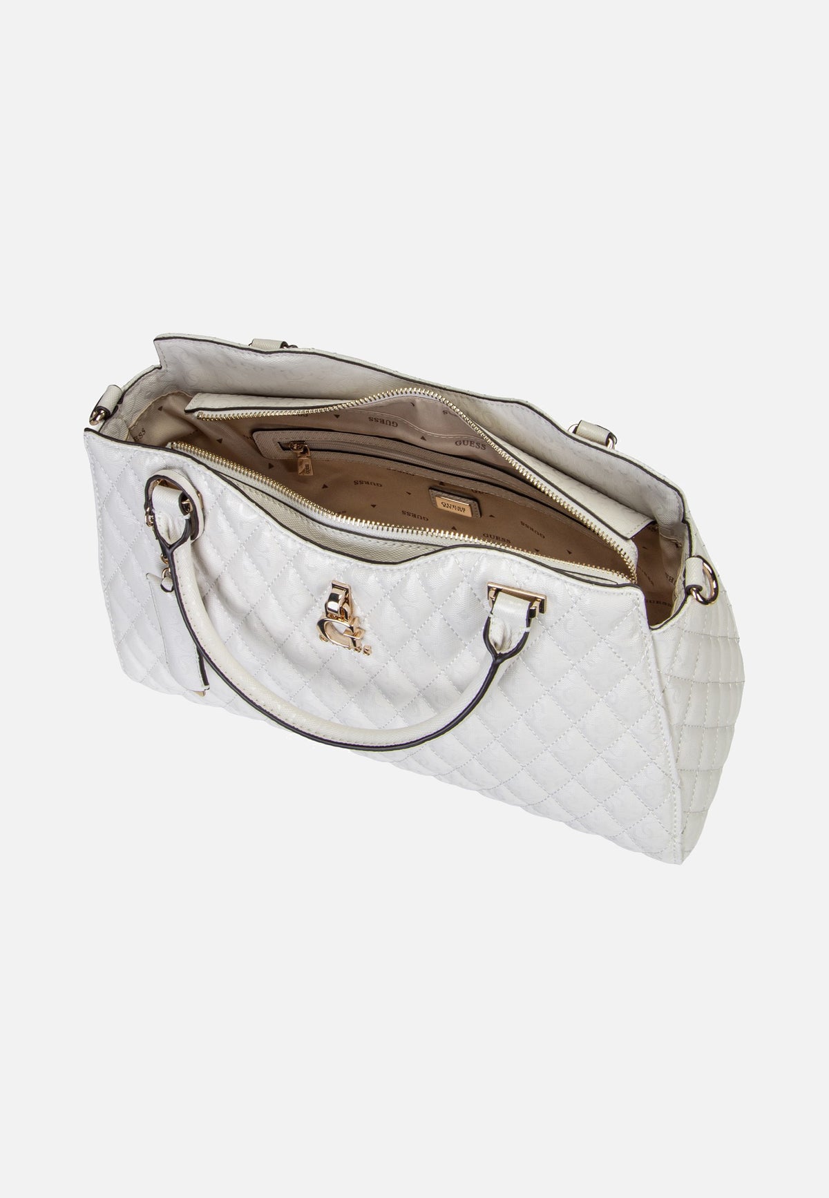 Guess Tamara 23050 Bone Satchel