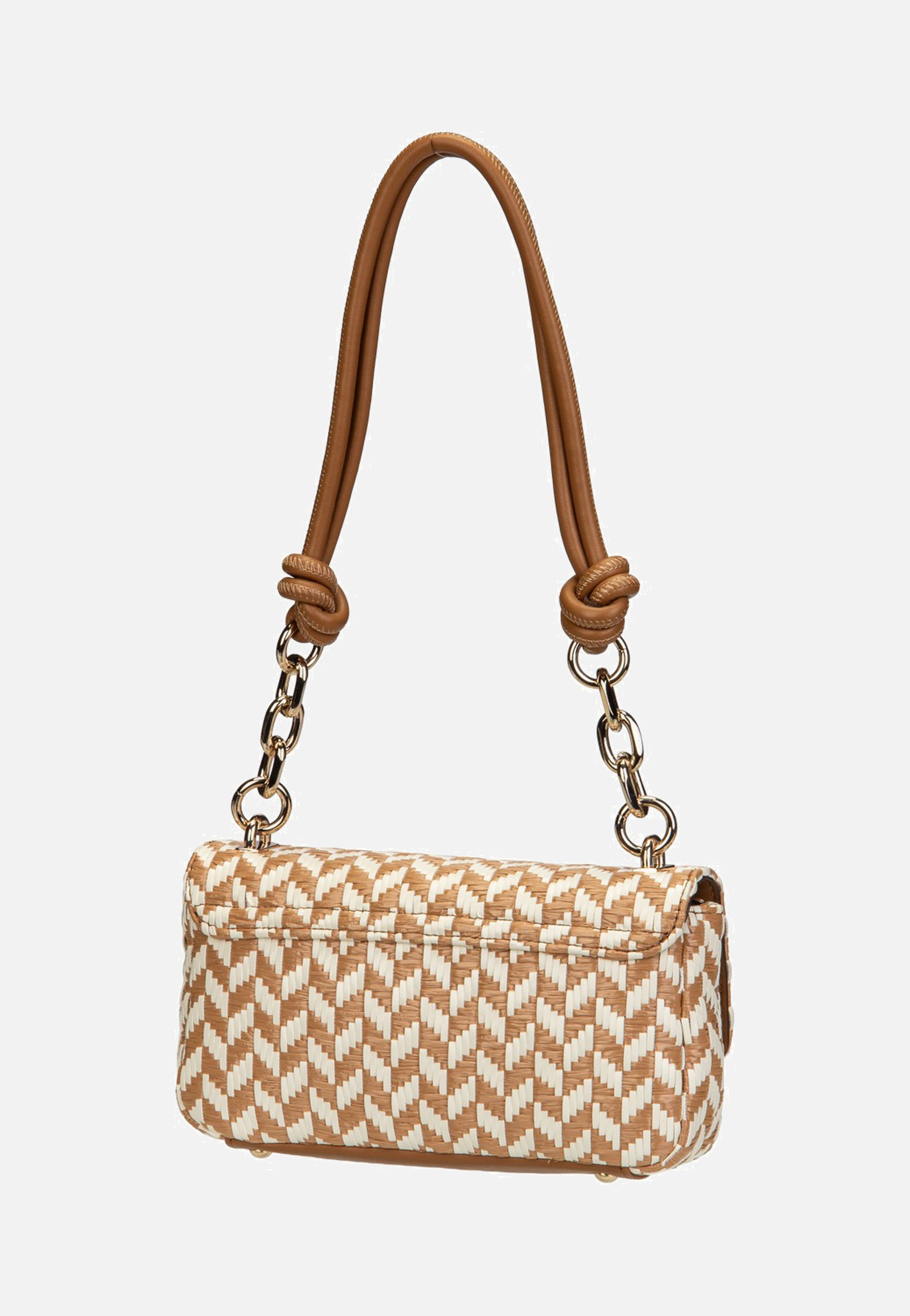 Guess Tessi Flap Shoulder Cognac Multi Shoulder Bag