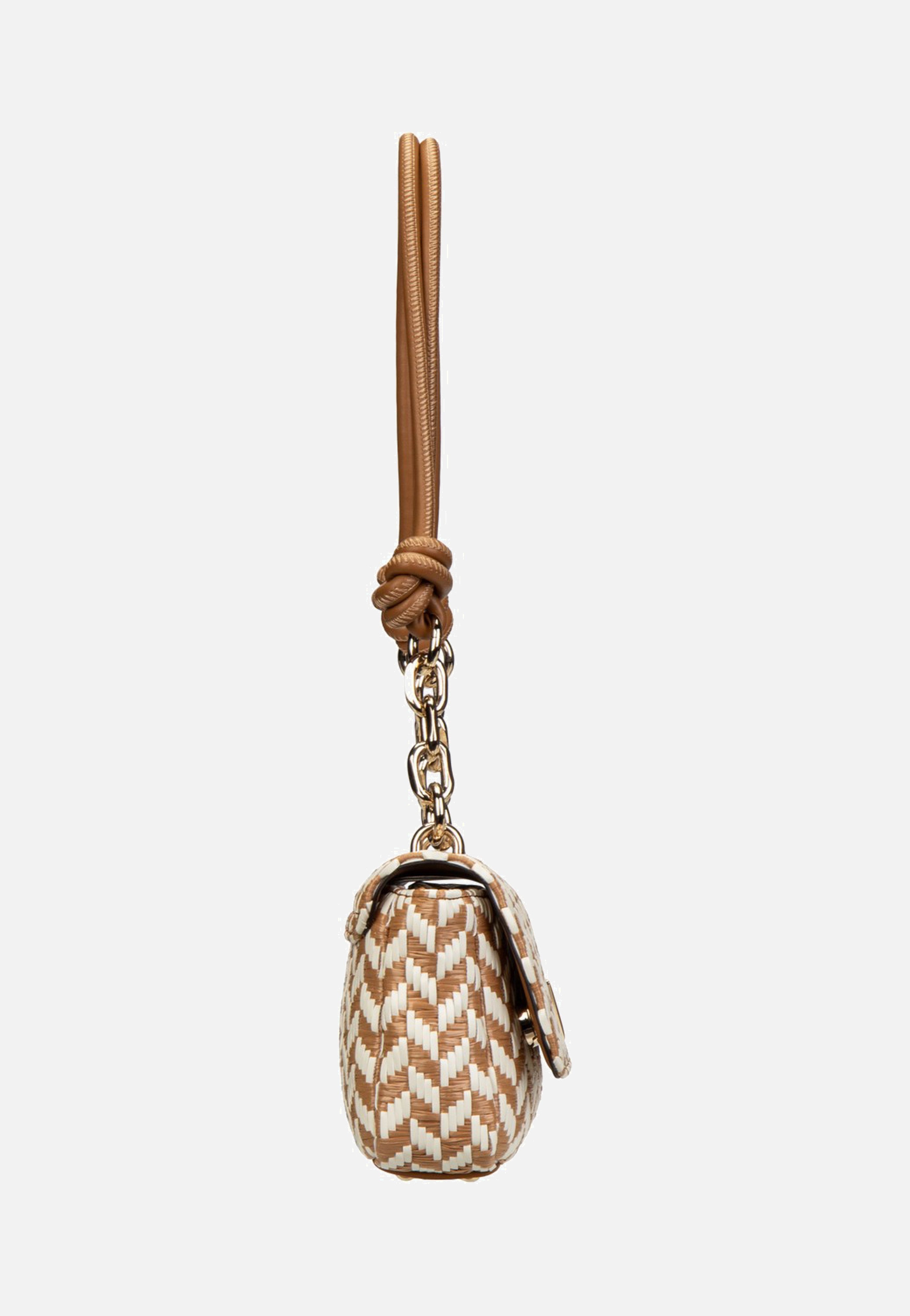Guess Tessi Flap Shoulder Cognac Multi Shoulder Bag