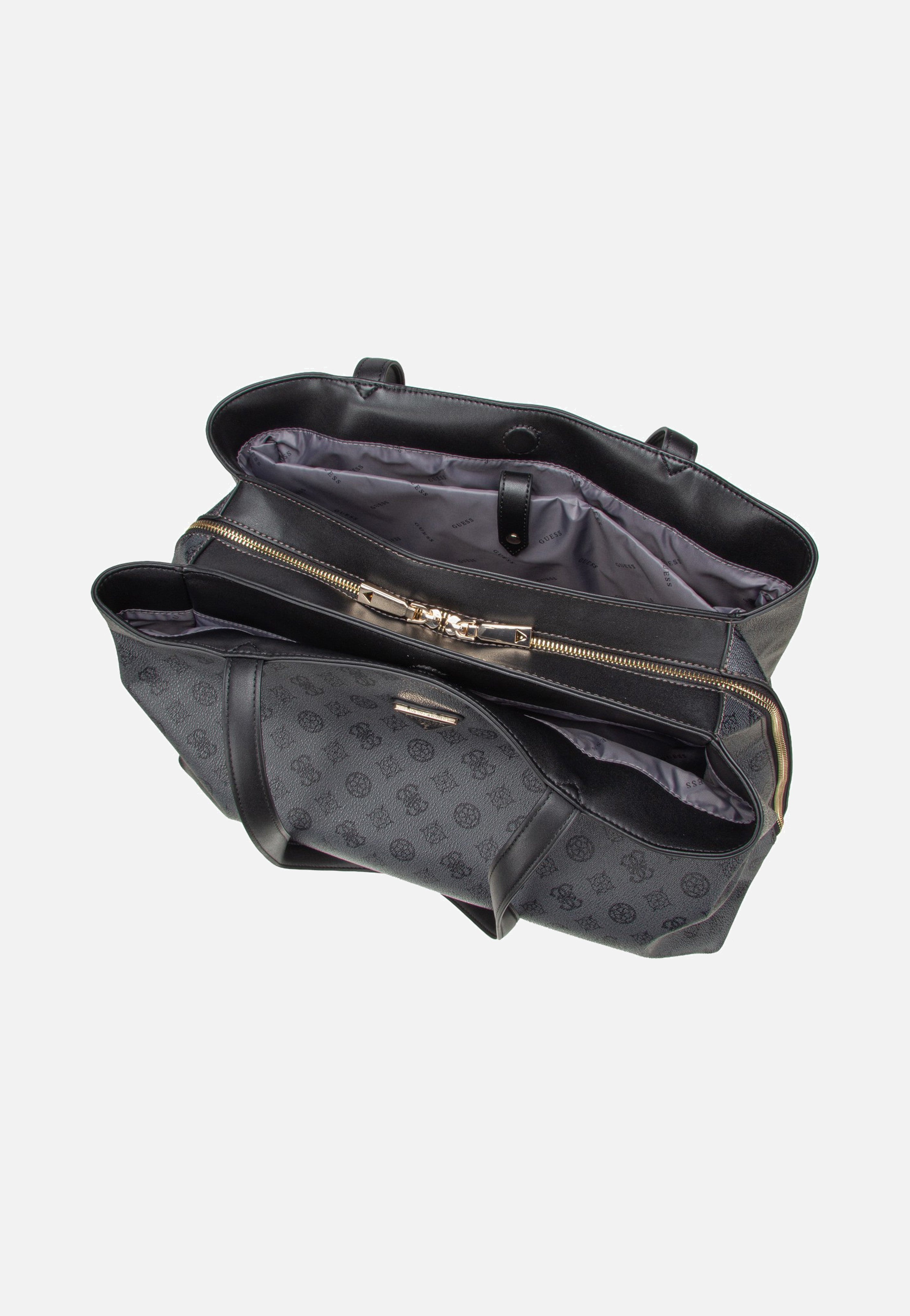 Guess - Wilder Tri Compartment Tote Charcoal - Shopper | Women-Image