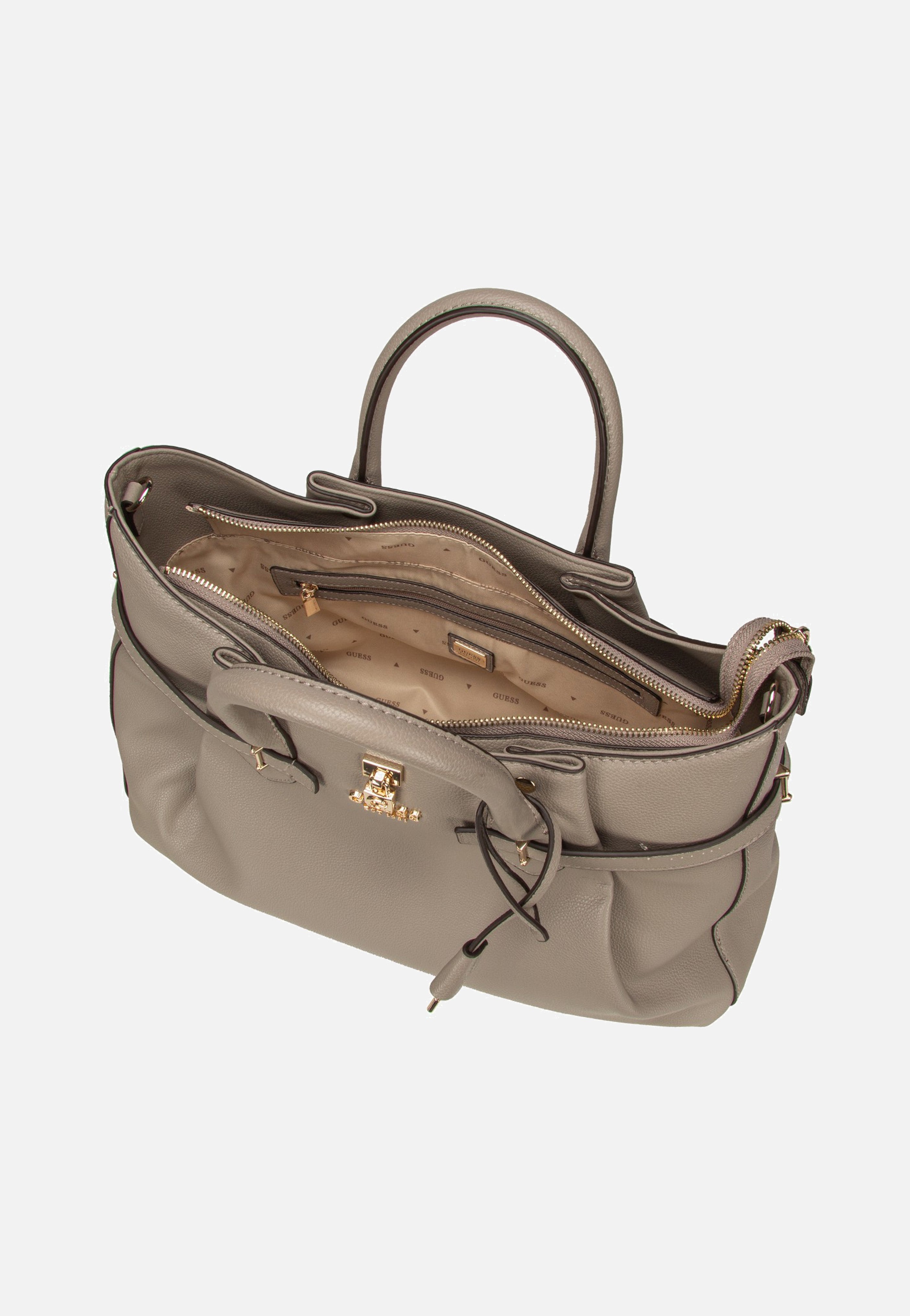 Guess Yesba Girlfriend Dark Taupe Satchel