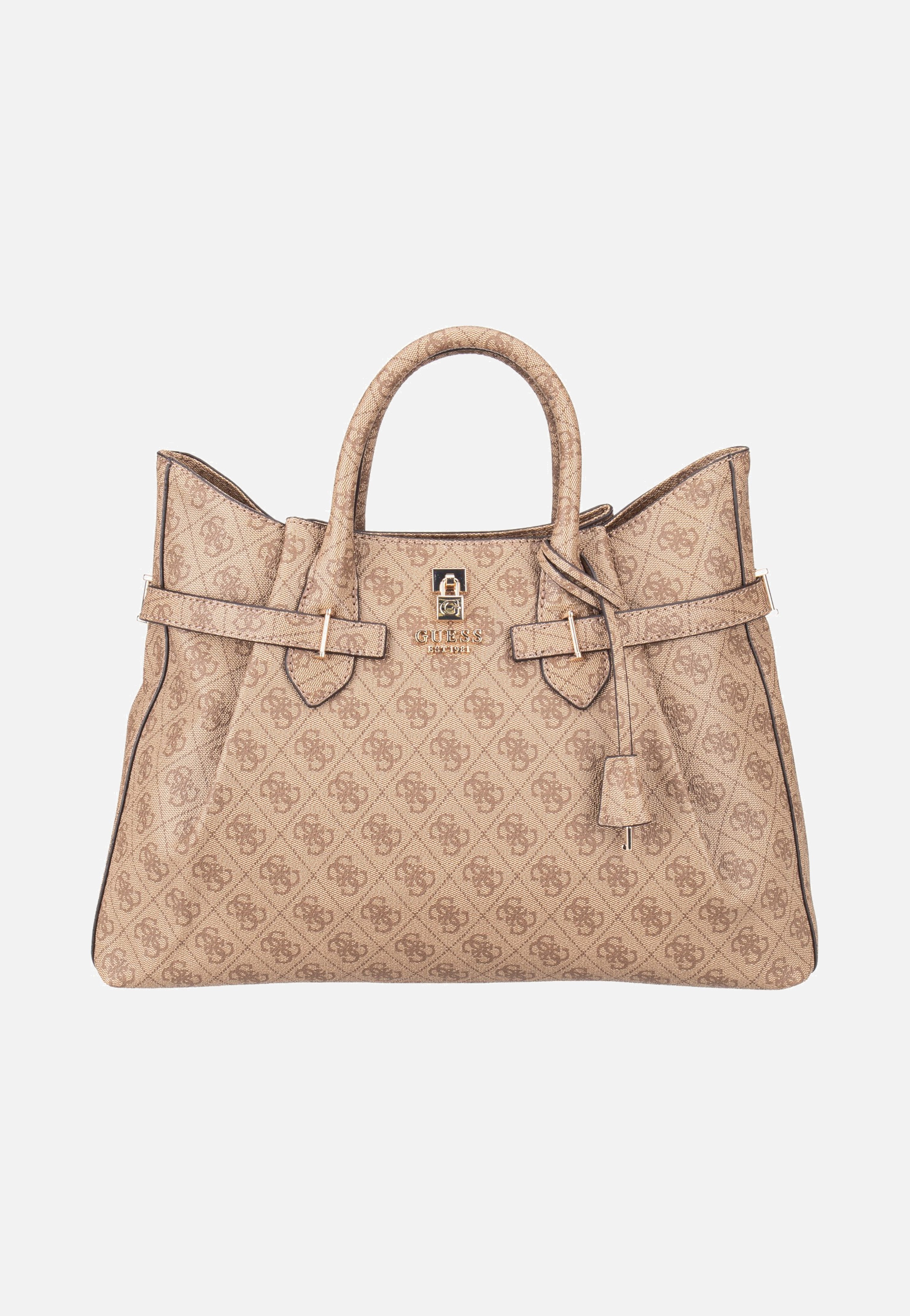 Guess Yesba Girlfriend Latte Logo Satchel