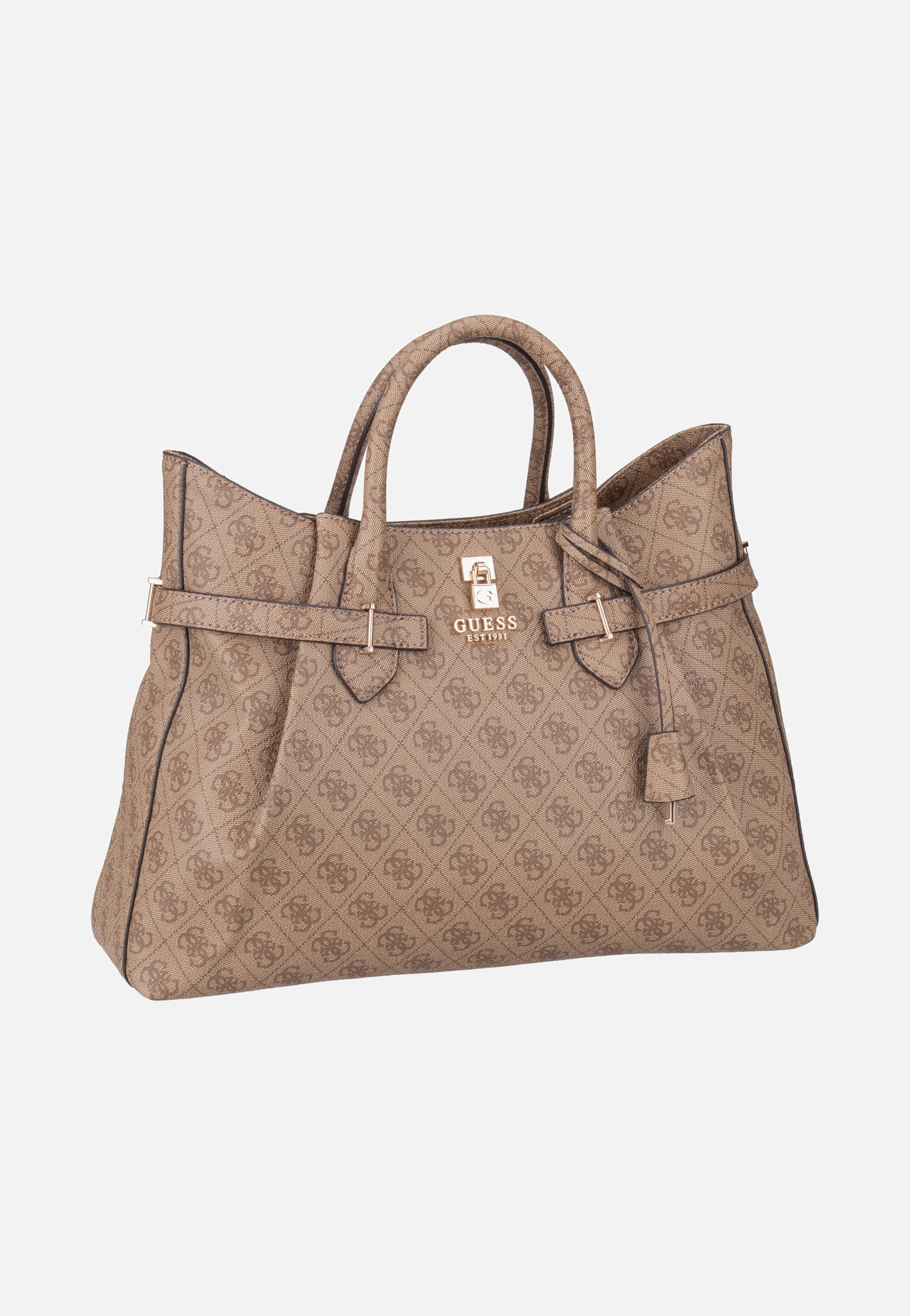 Guess Yesba Girlfriend Latte Logo Satchel