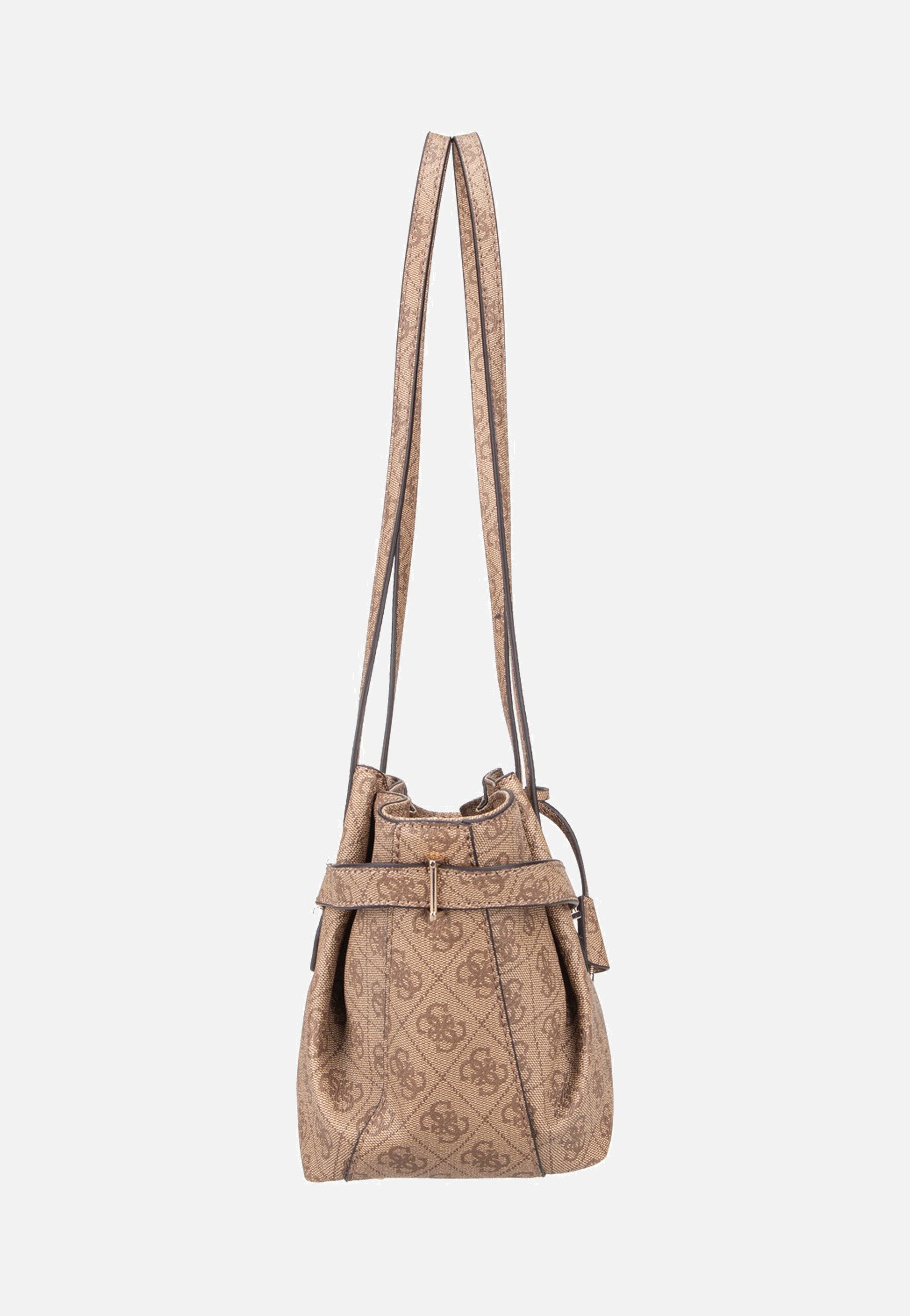 Guess - Yesba Girlfriend Shoulder Latte Logo - Satchel | Women-Image