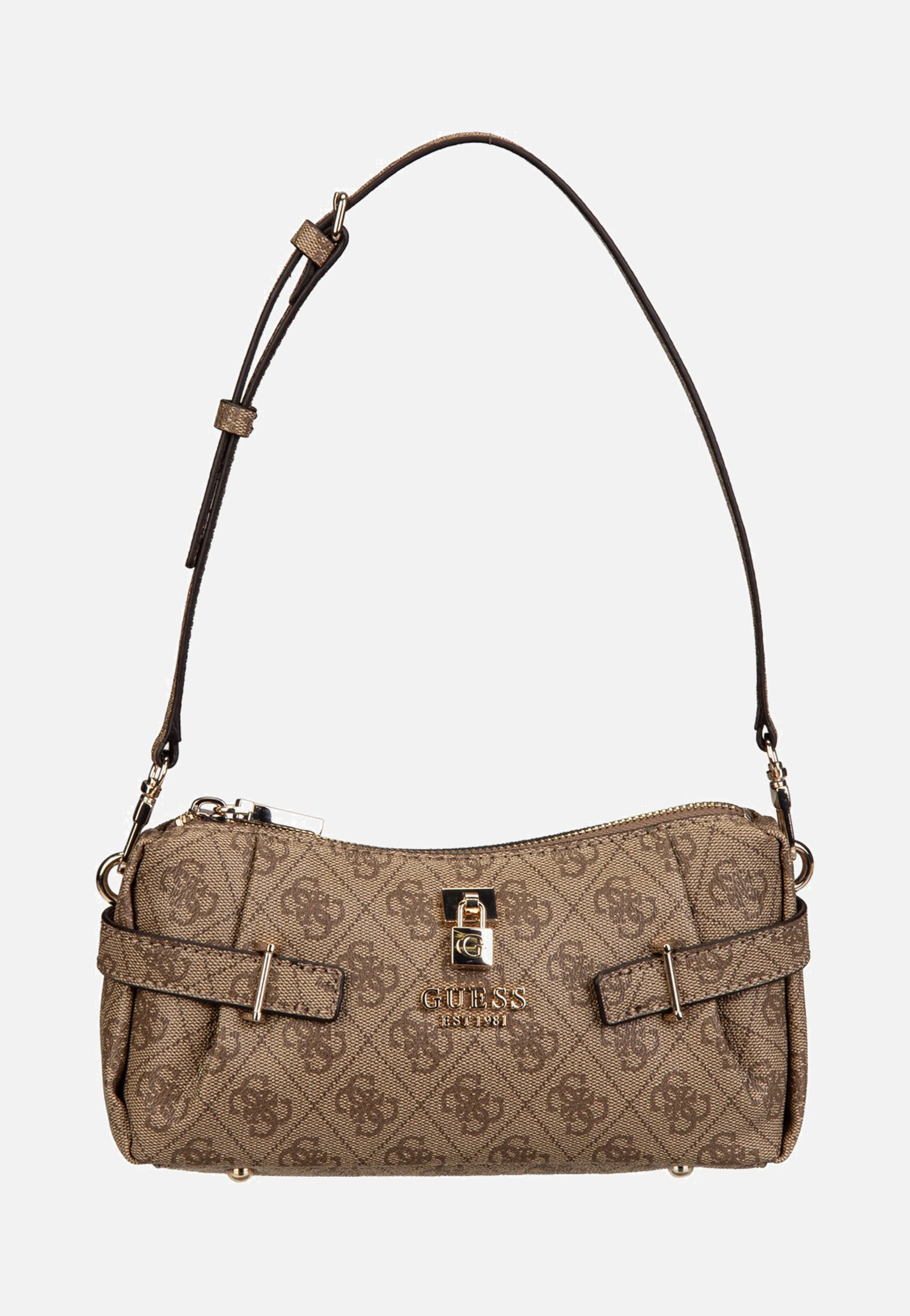 Guess - Yesba Mini Top Zip Latte Logo - Crossbody Bag | Women-Image