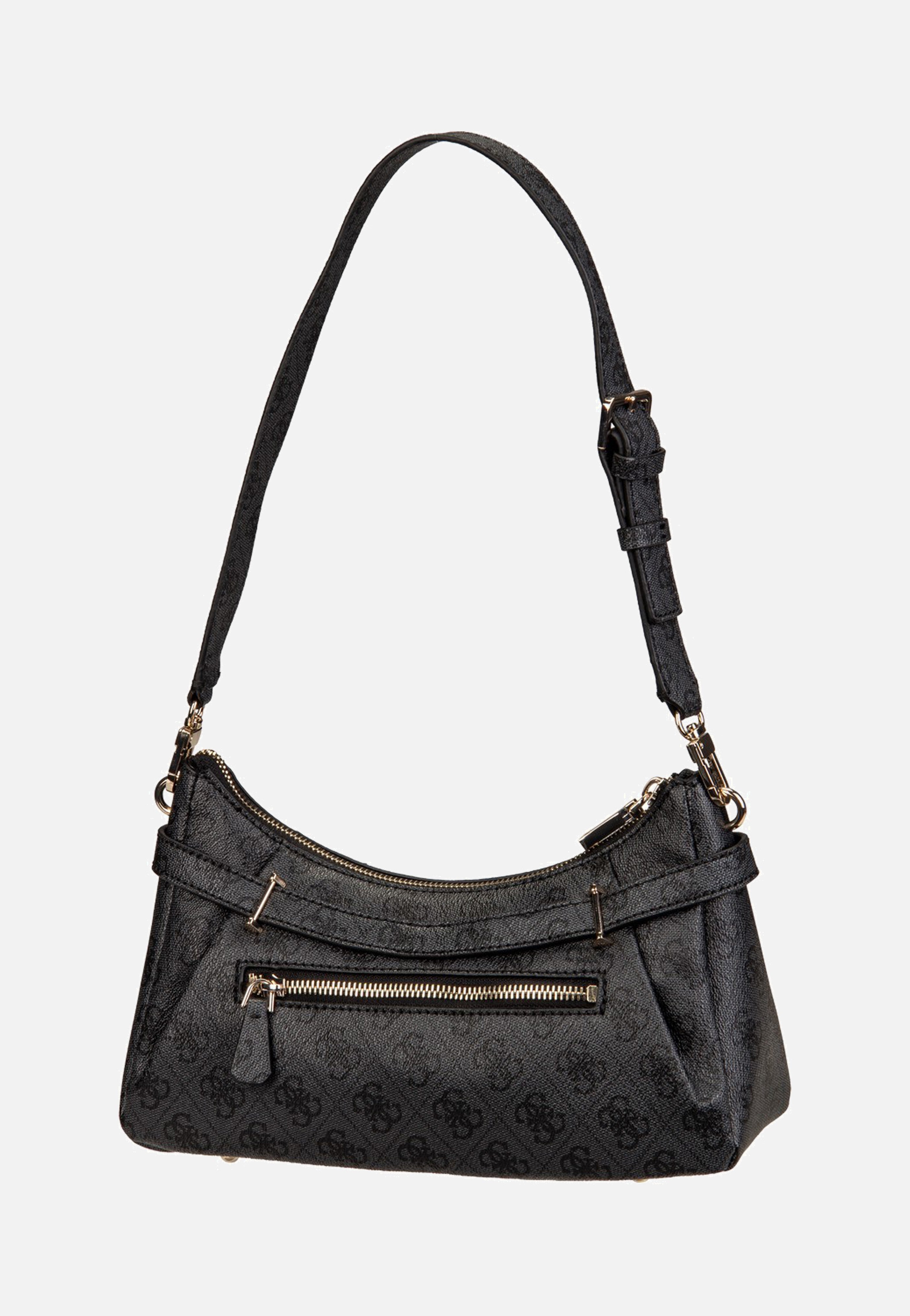 Guess Yesba Shoulder Bag Coal Logo Shoulder Bag