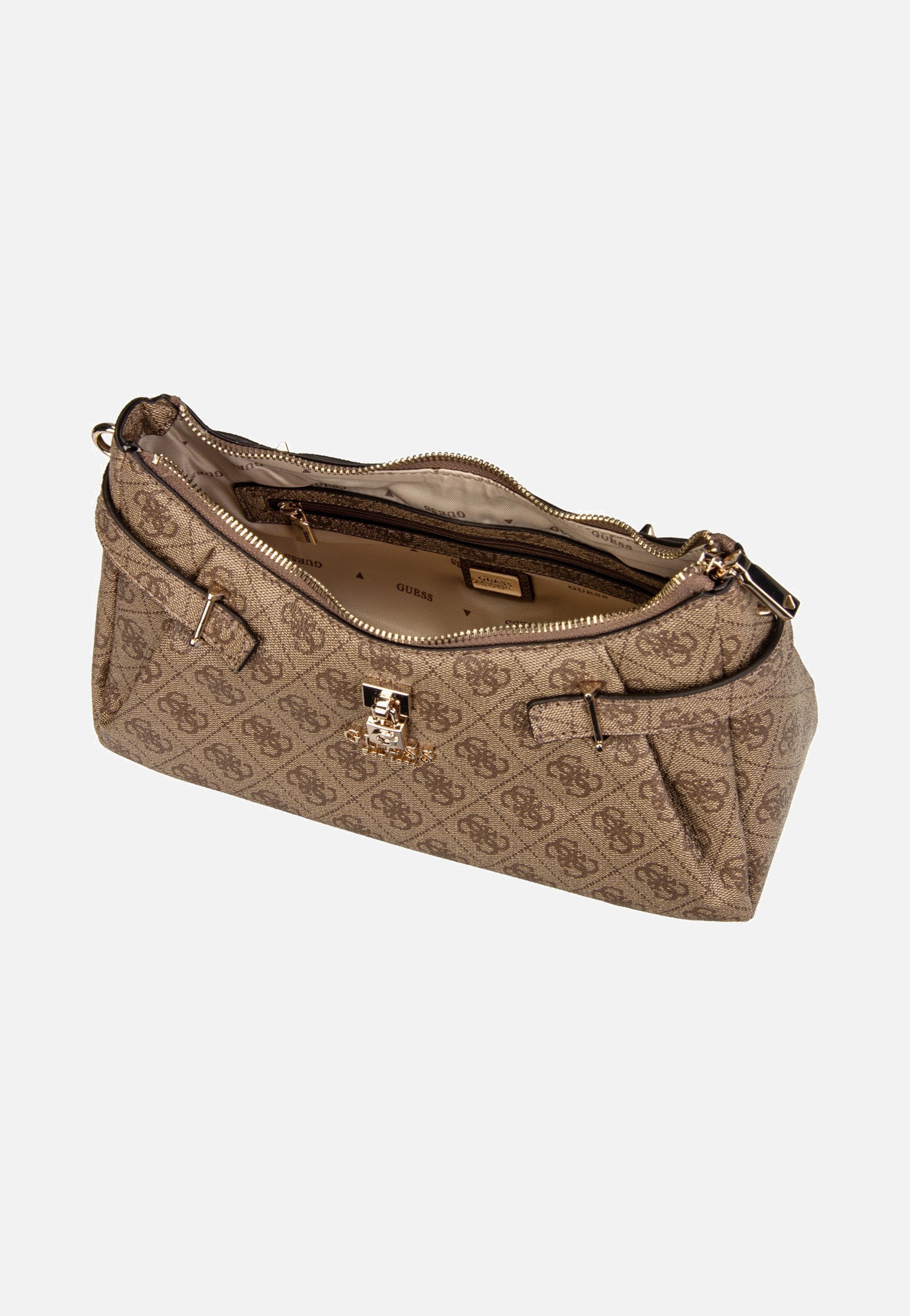 Guess - Yesba Shoulder Bag Latte Logo - Shoulder Bag | Women-Image