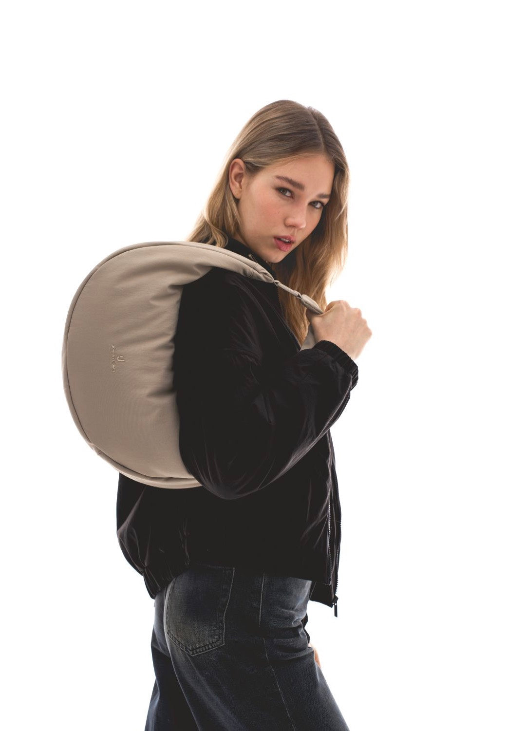 Johnny Urban Lou Large Beige Crossbody Bag