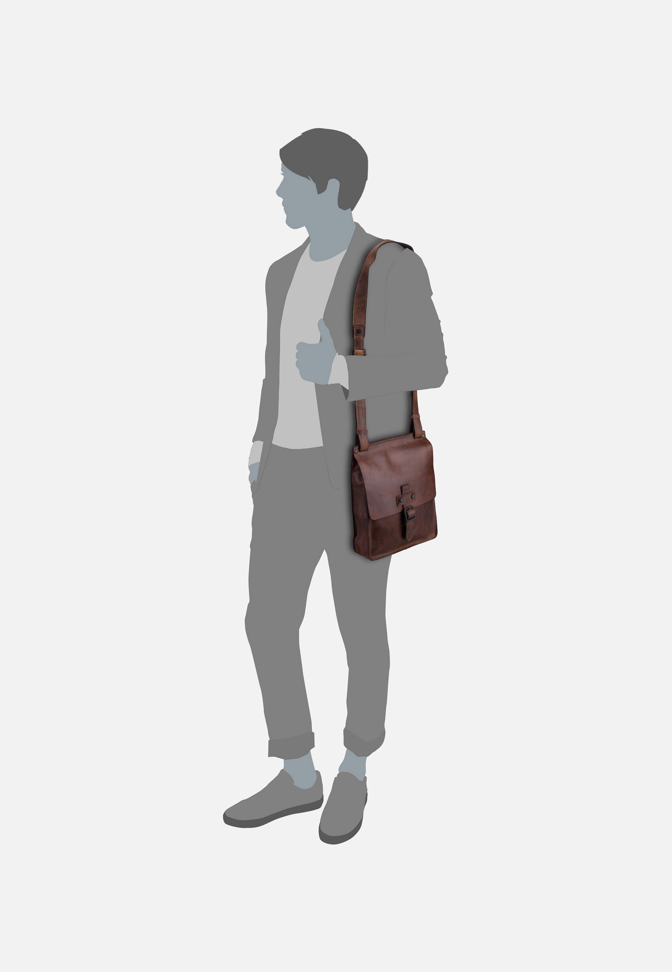 Harold's Aberdeen 2907 Braun Crossbody Bag