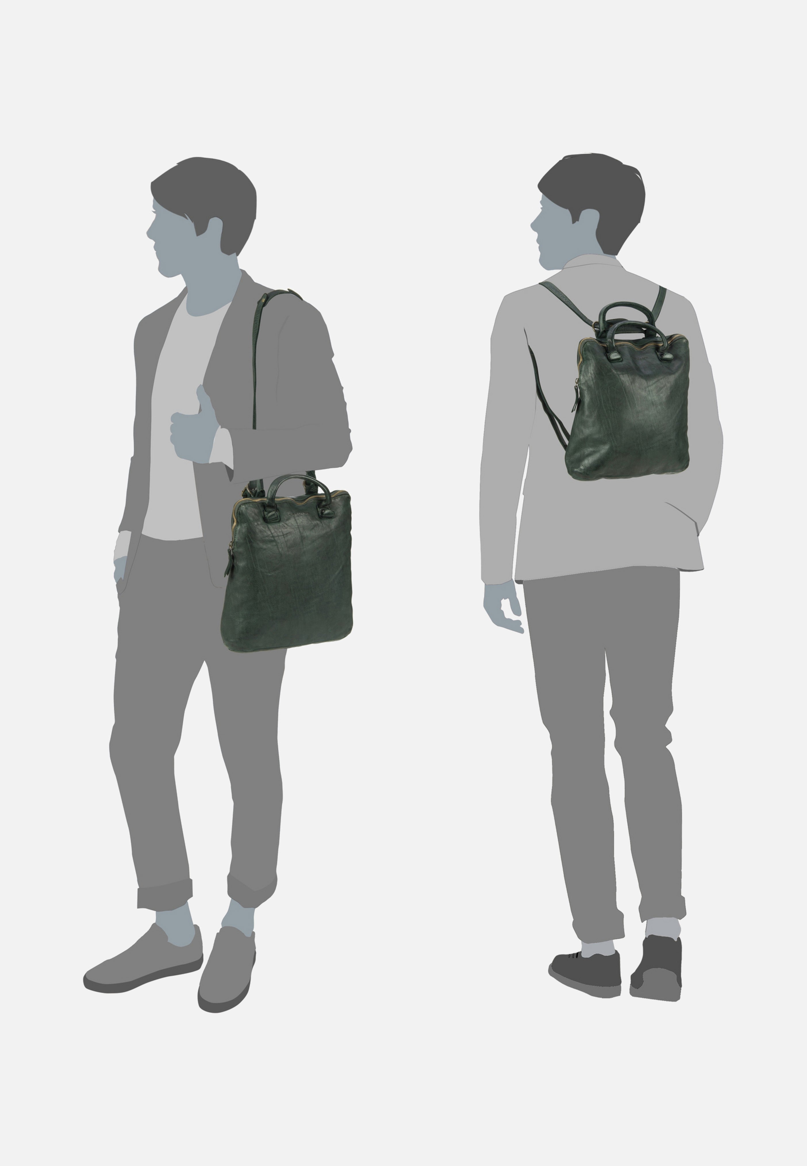 Harold's - Submarine 44 Grün - Backpack | Neutral-Image