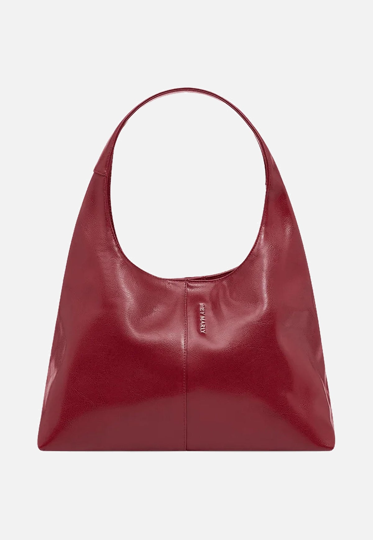 Hey Marly Alltime Lover M Glossy Red Hobo Bag