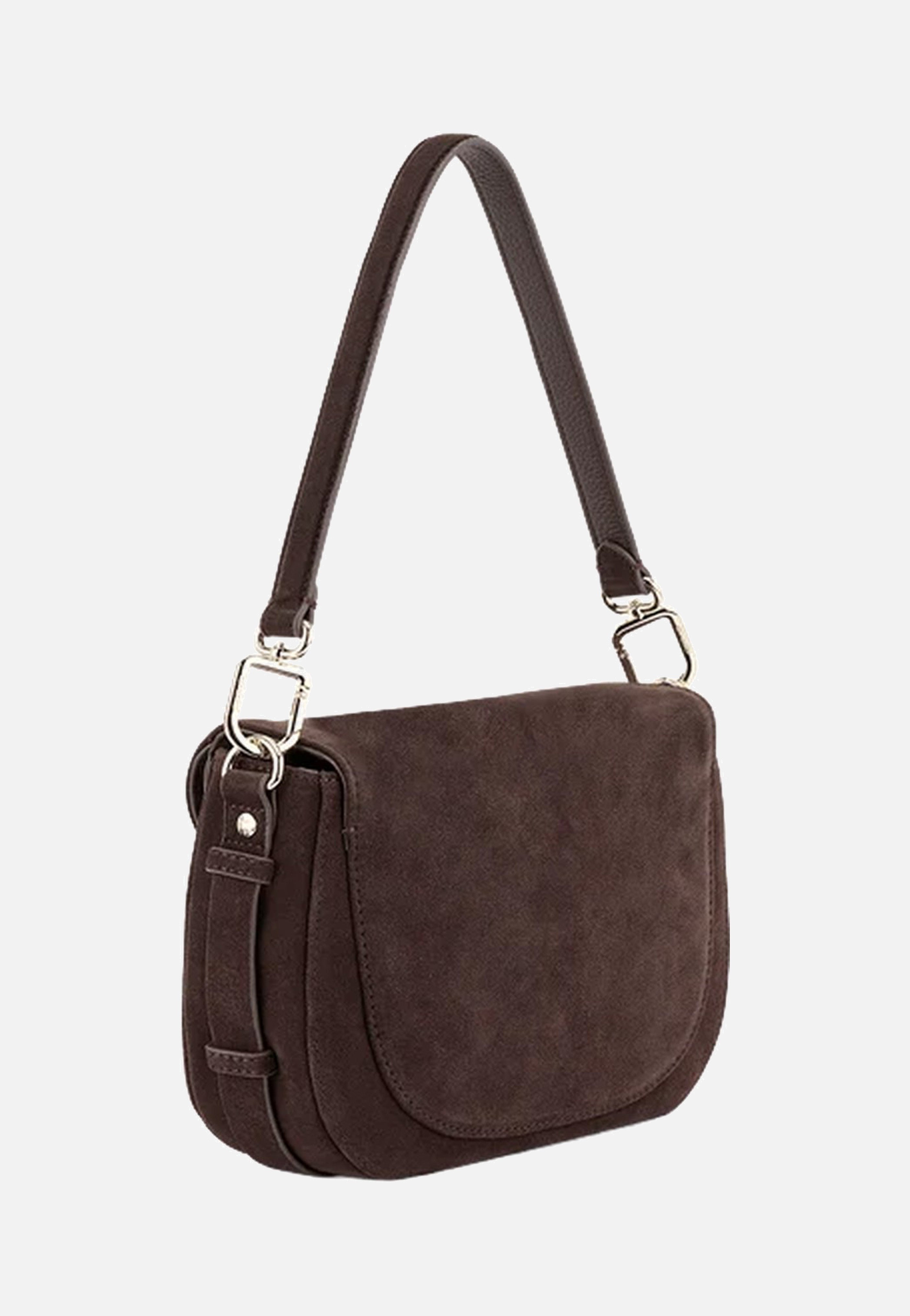 Hey Marly Big Sister Suede Coffee Sac à bandoulière