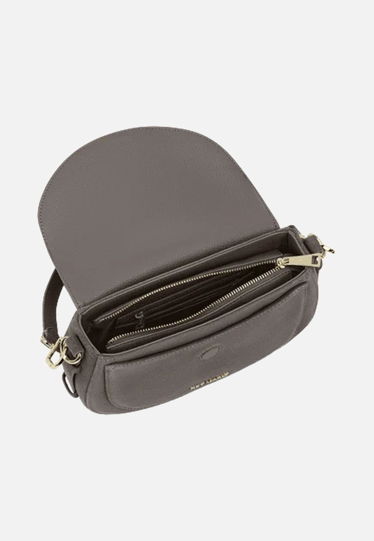 Hey Marly Big Sister Suede Grey Sac à bandoulière