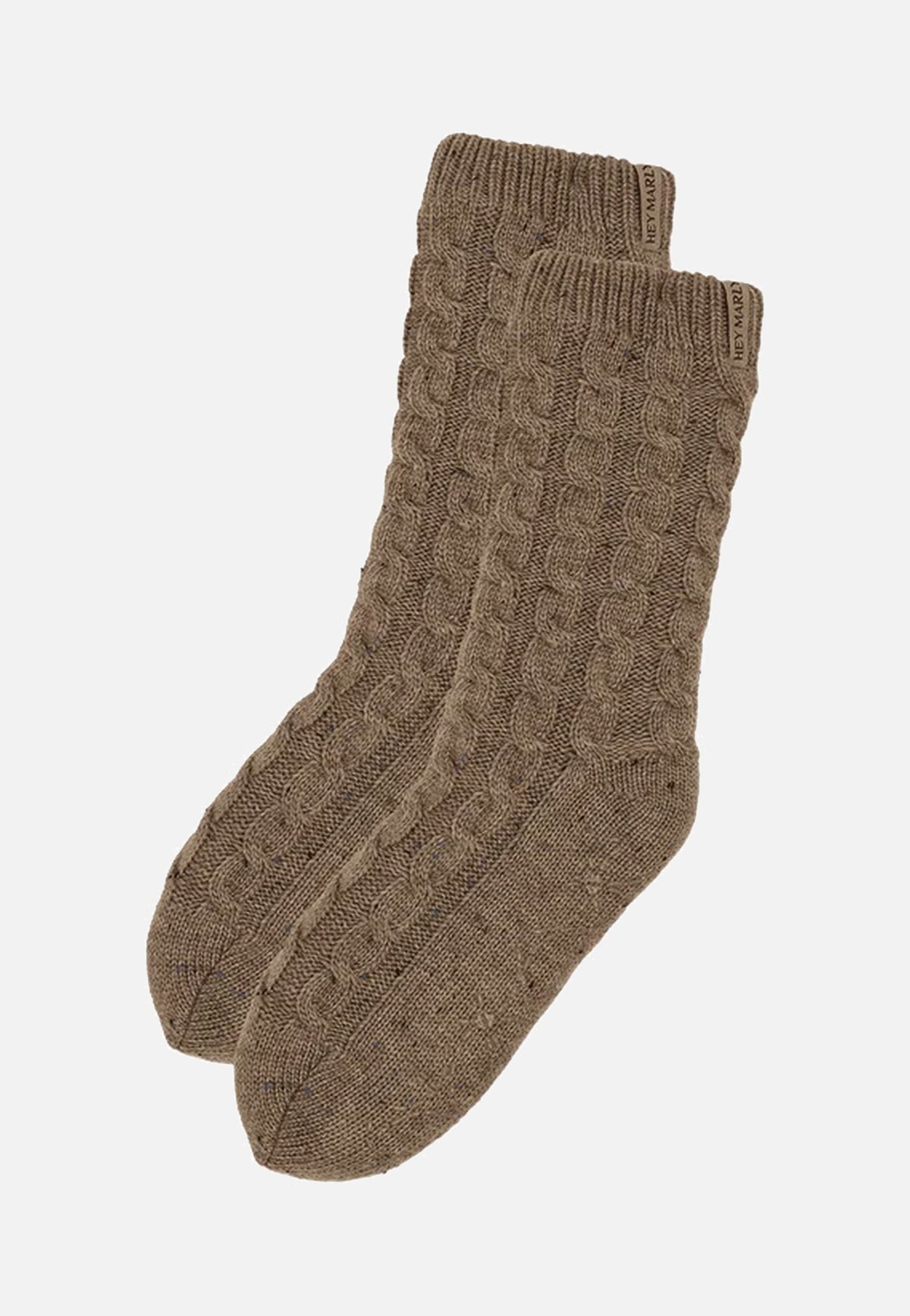 Hey Marly Cozy Home Mocha Socks