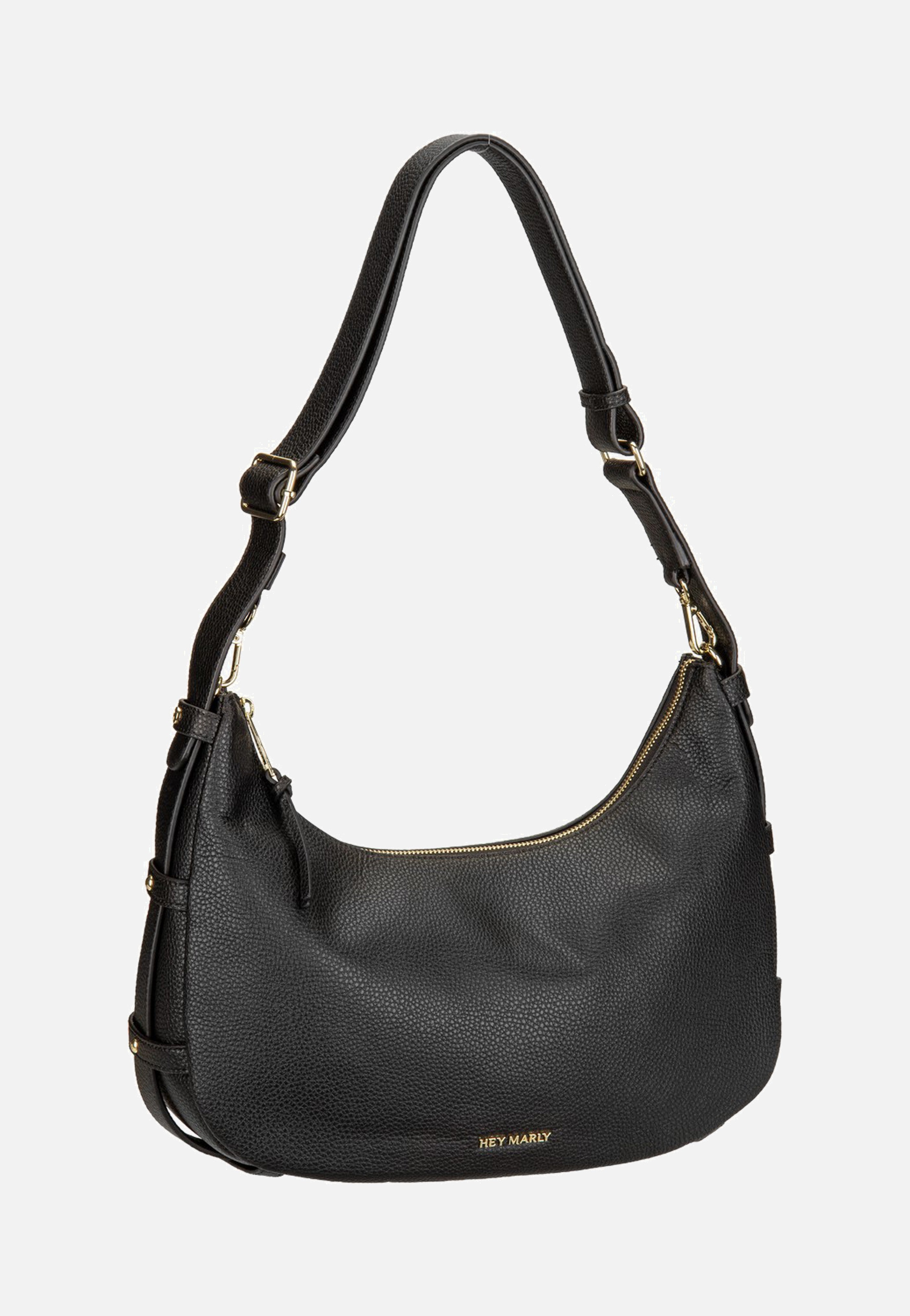 Hey Marly Lifetime Sister M Black Hobo Bag