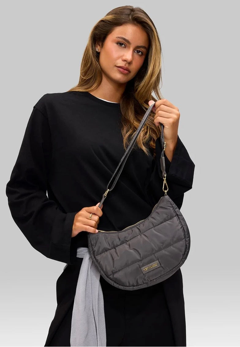 Hey Marly Lifetime Buddy S Grey Borsa a tracolla