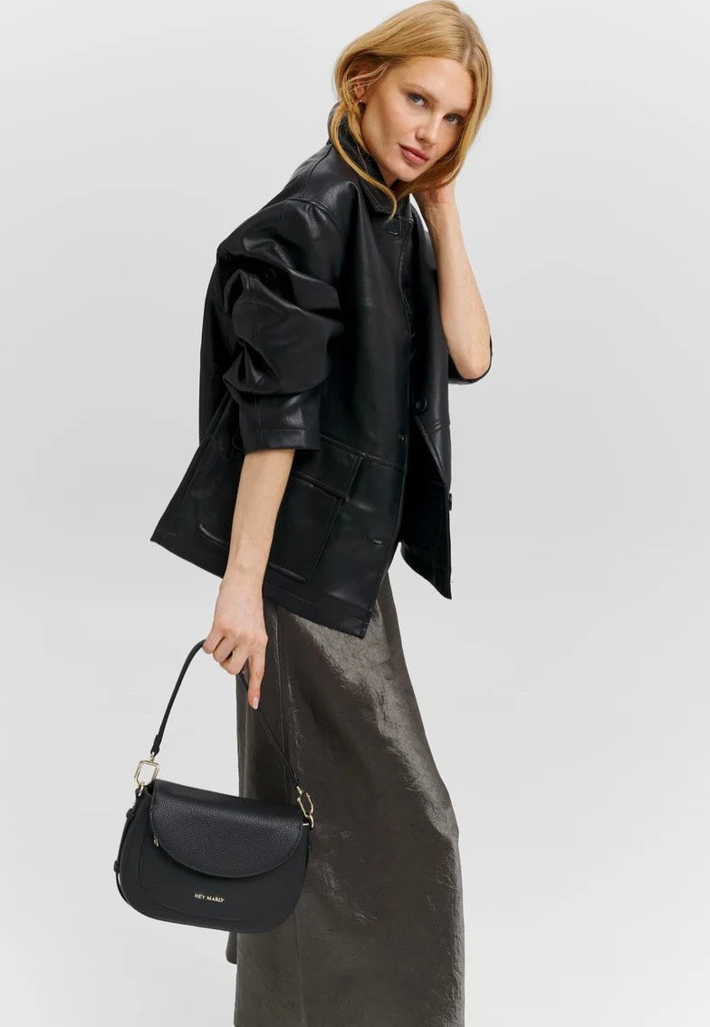 Hey Marly Big Sister Black Borsa a tracolla