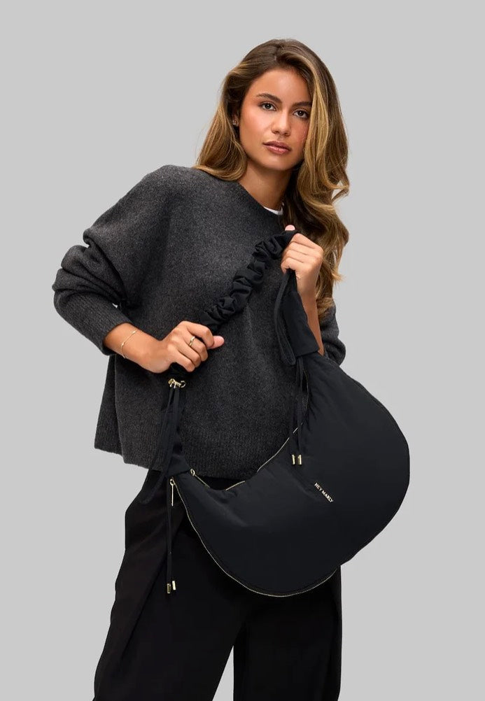Hey Marly Easy Buddy M Black Borsa a tracolla