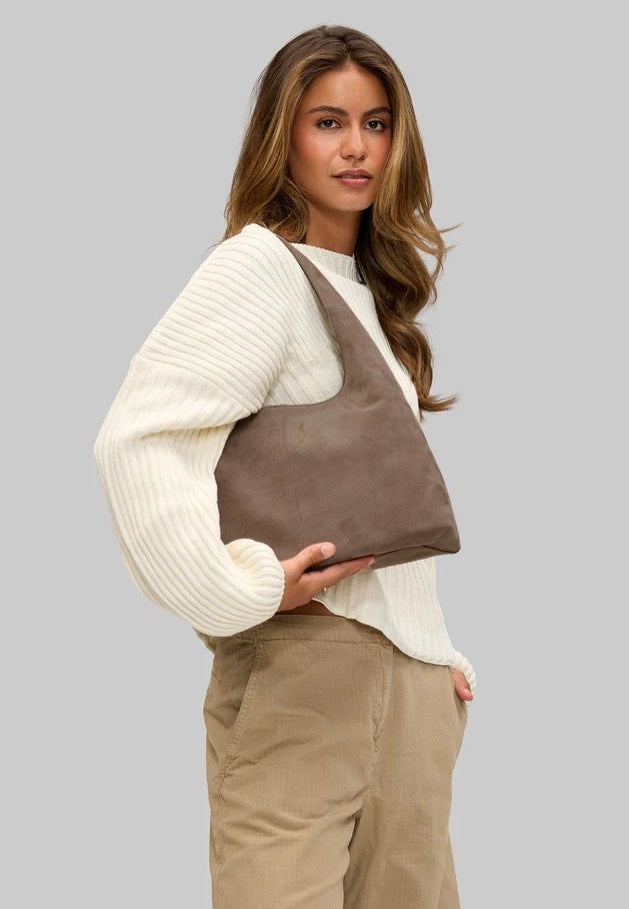 Hey Marly Alltime Lover ReSuede M Mocha Borsa Hobo