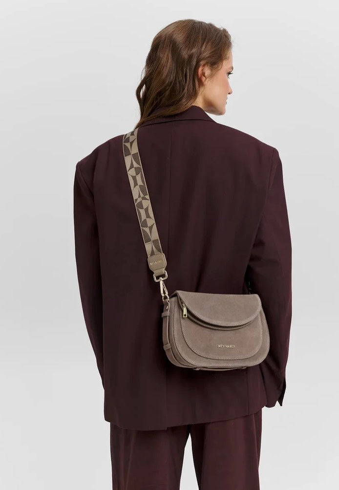 Hey Marly Iconic Strap Mocha-Coffee Correa para bolso
