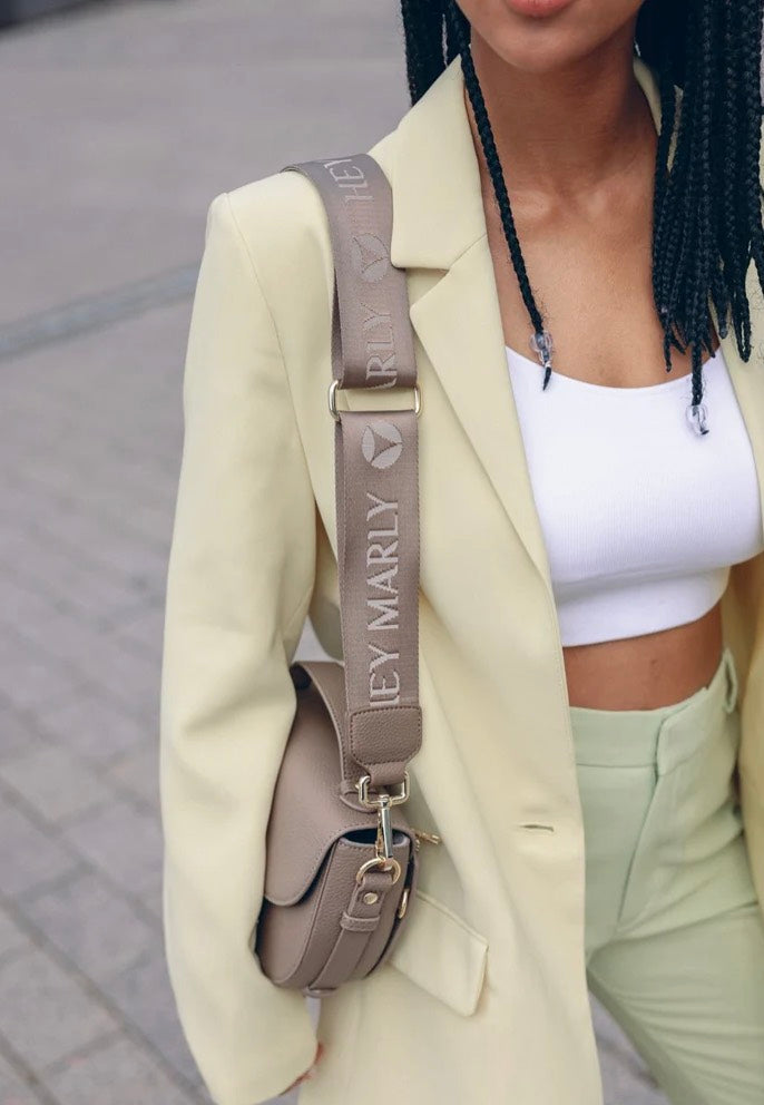 Hey Marly Signature Strap Mocha Sangle de sac