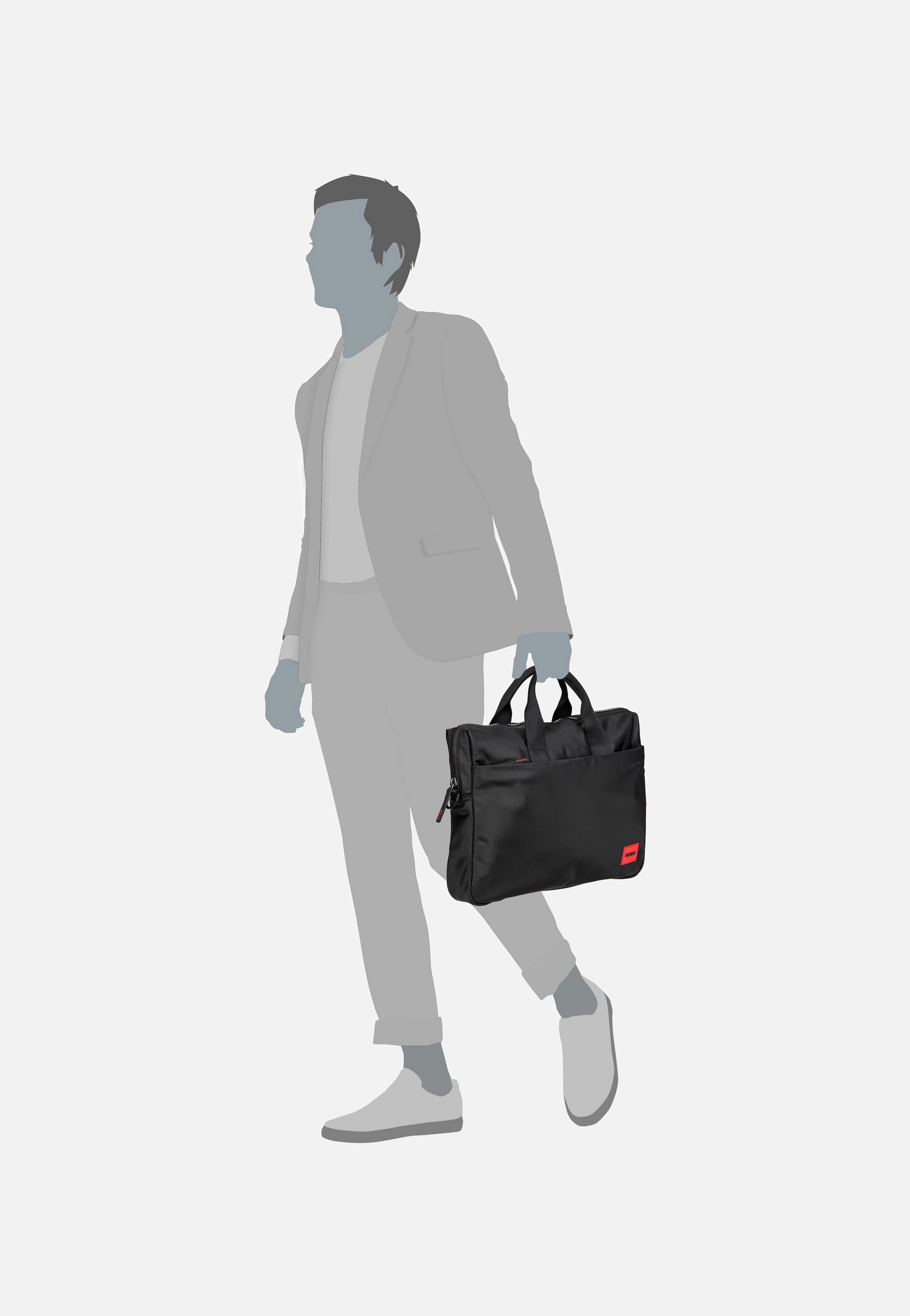 HUGO - Ethon 2.0 Documt Case 50535639 Black - Briefcase | Neutral-Image