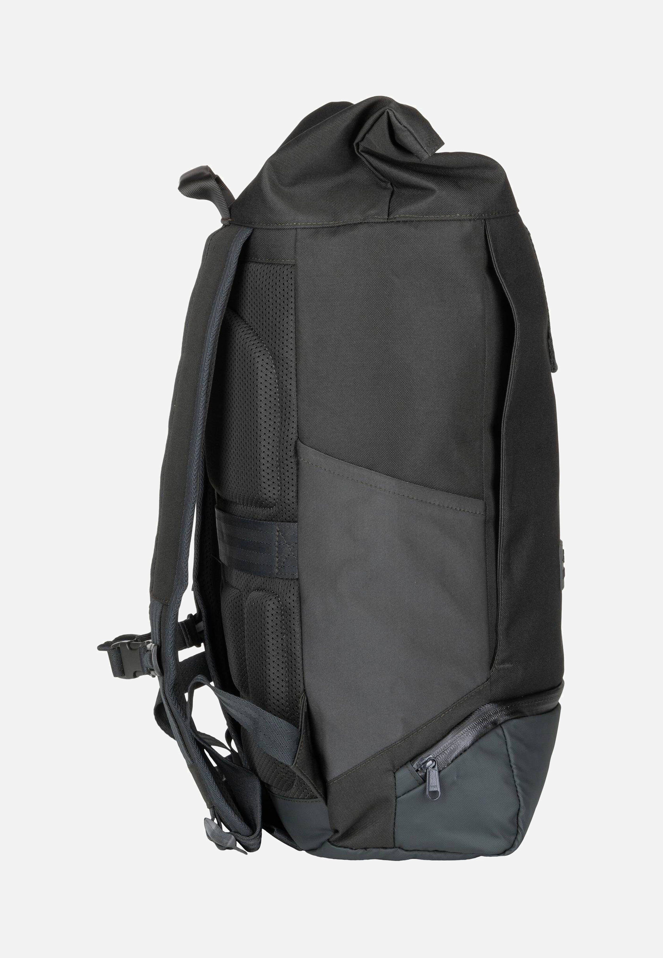 Johnny Urban - Allen Large Dark Olive - Rolltop Backpack | Neutral-Image