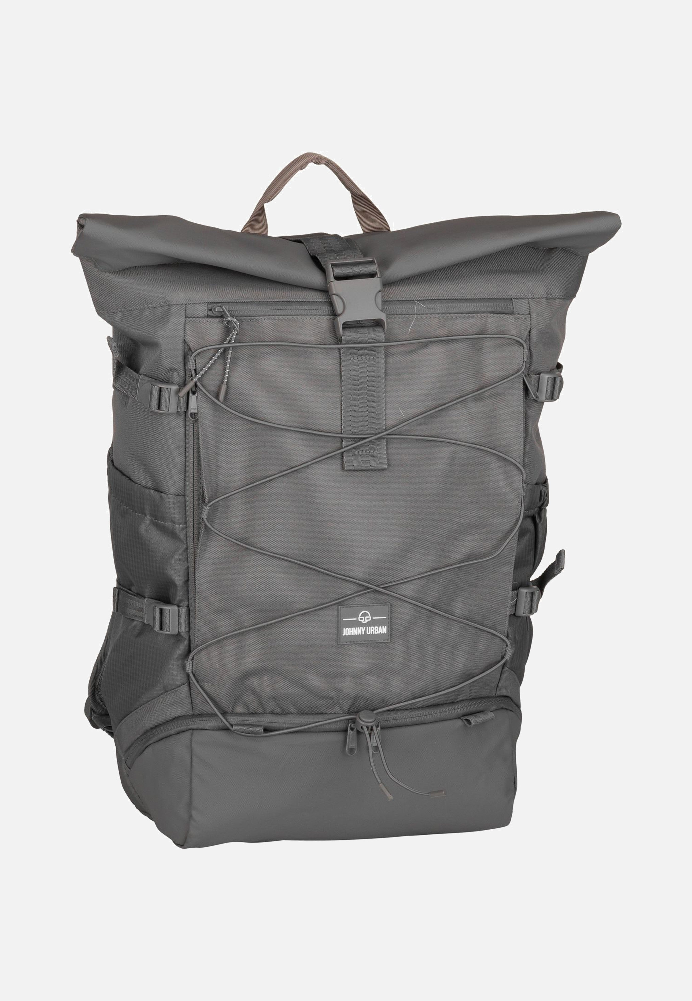 Johnny Urban Allen Large Travel Dunkelgrau Rolltop Backpack