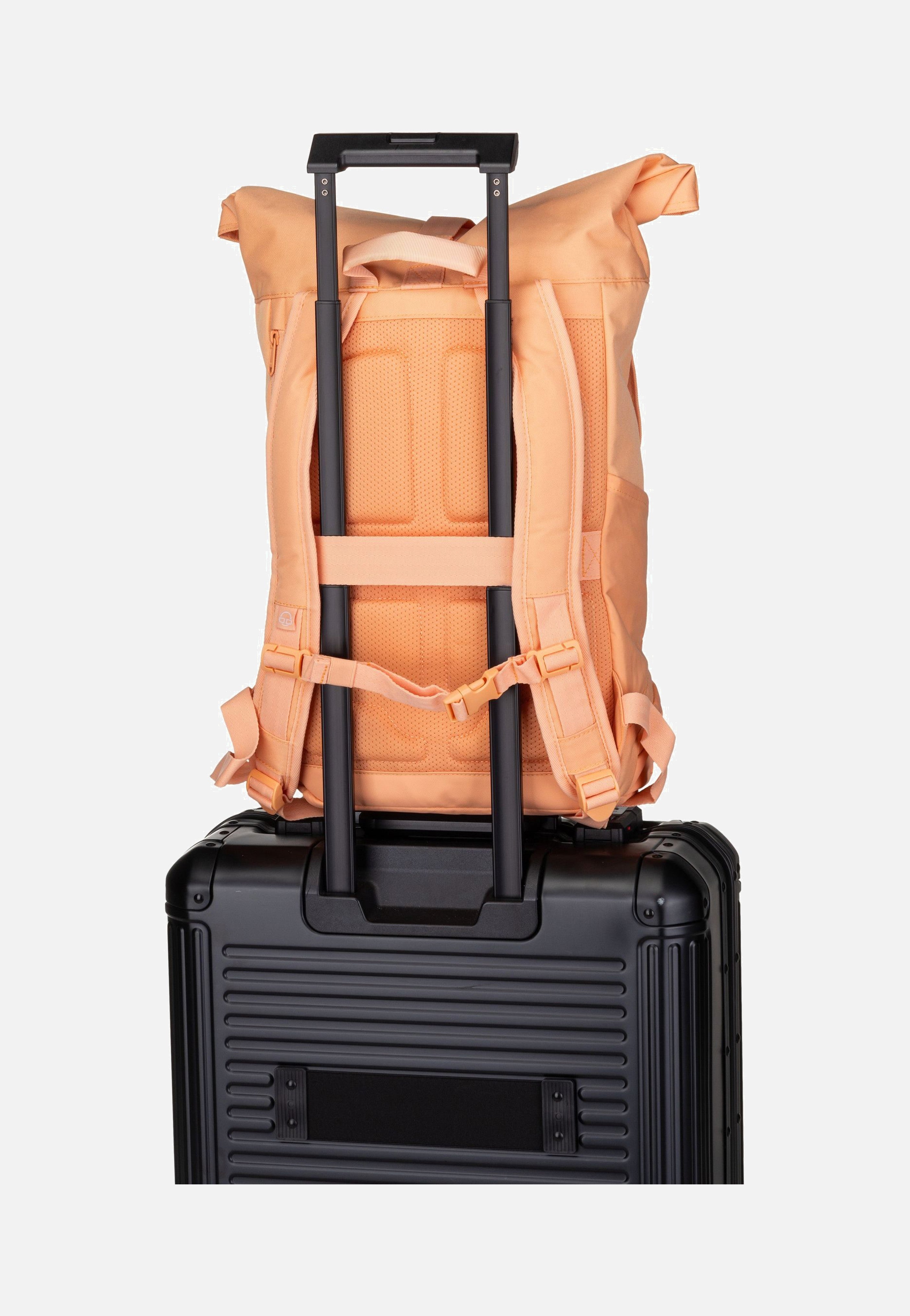Johnny Urban - Allen Medium Peach - Rolltop Backpack | Neutral-Image