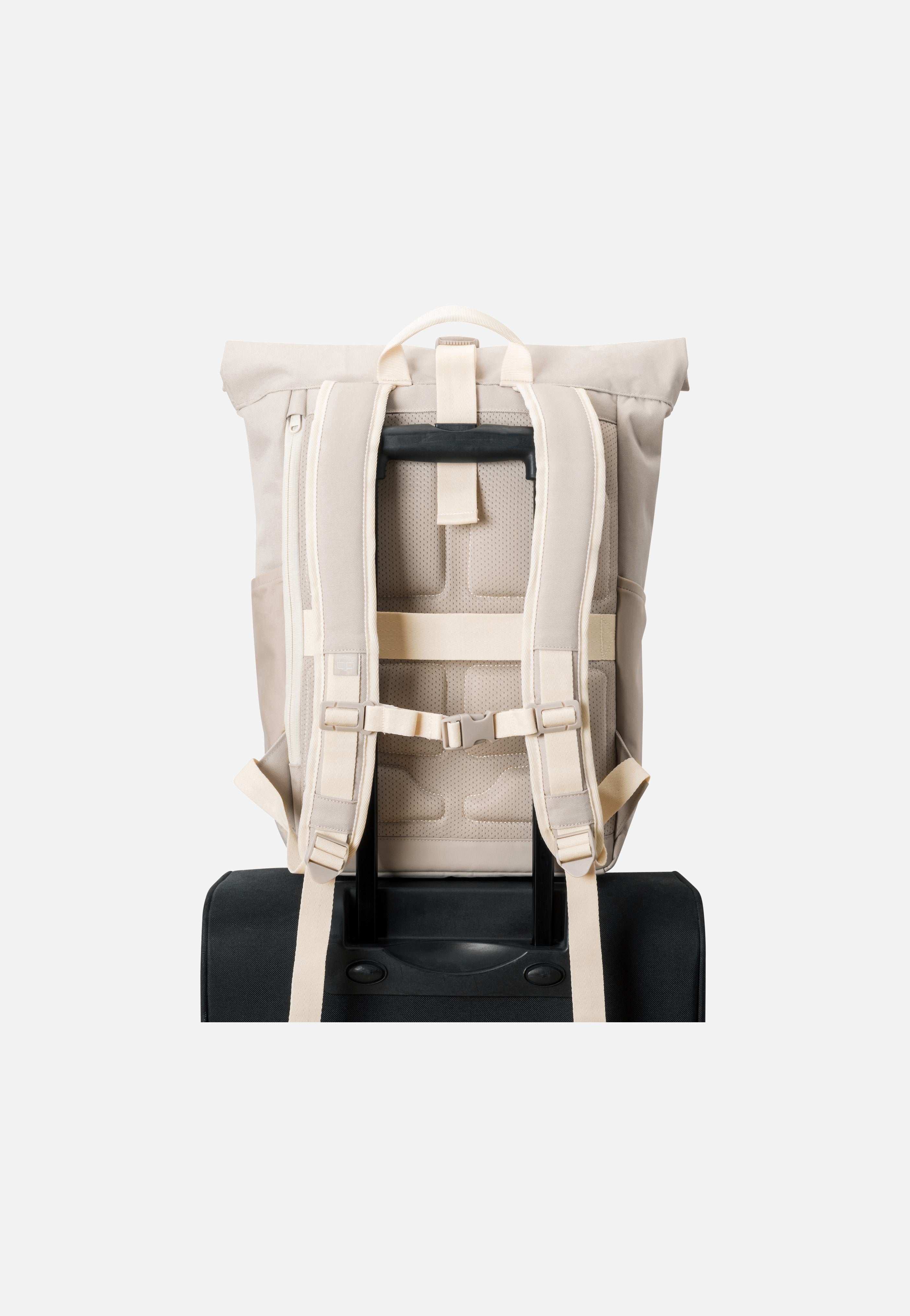 Johnny Urban - Allen Medium Sand - Rolltop Backpack | Neutral-Image