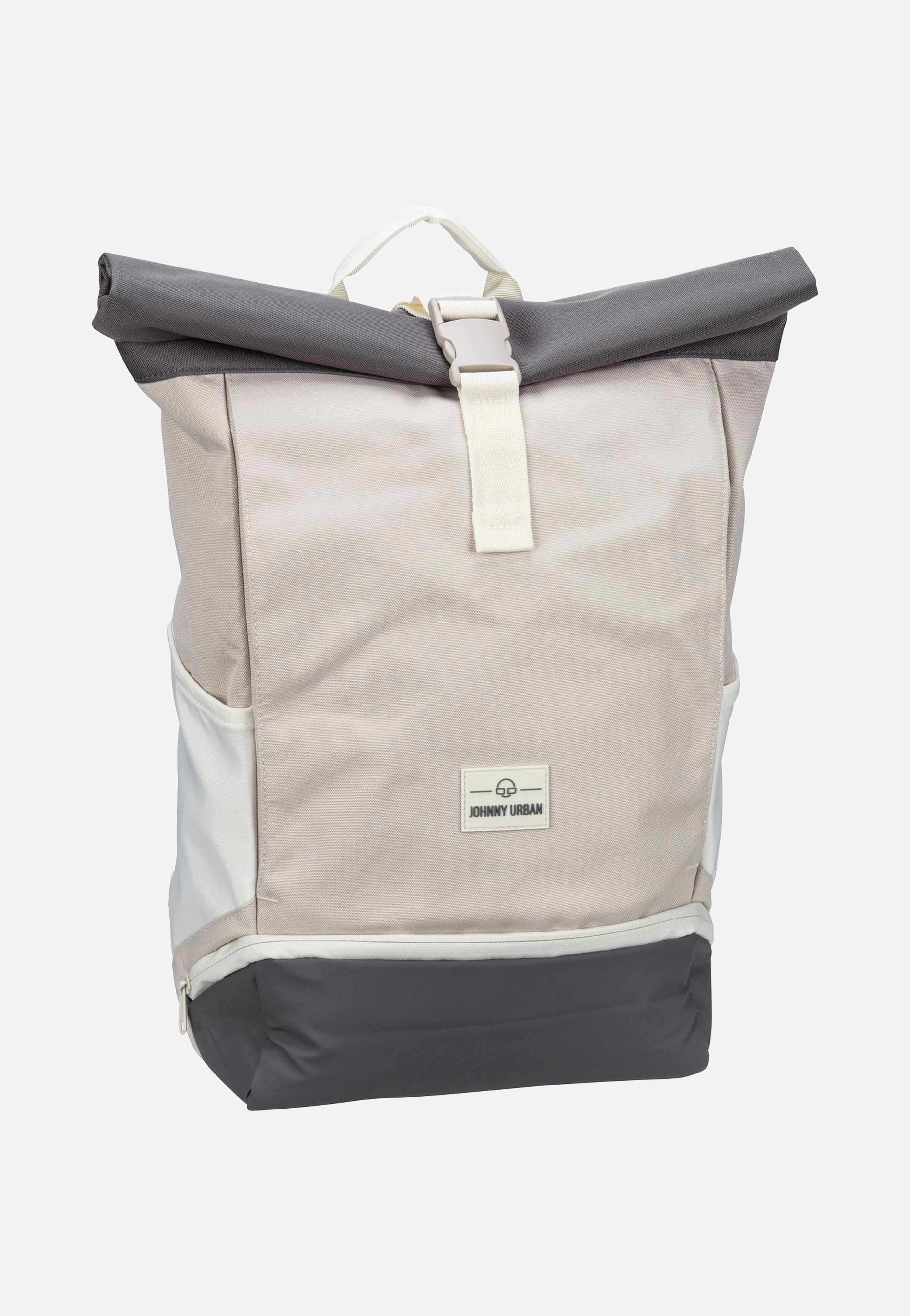 Johnny Urban Allen Medium Sand-Grau Rolltop Backpack