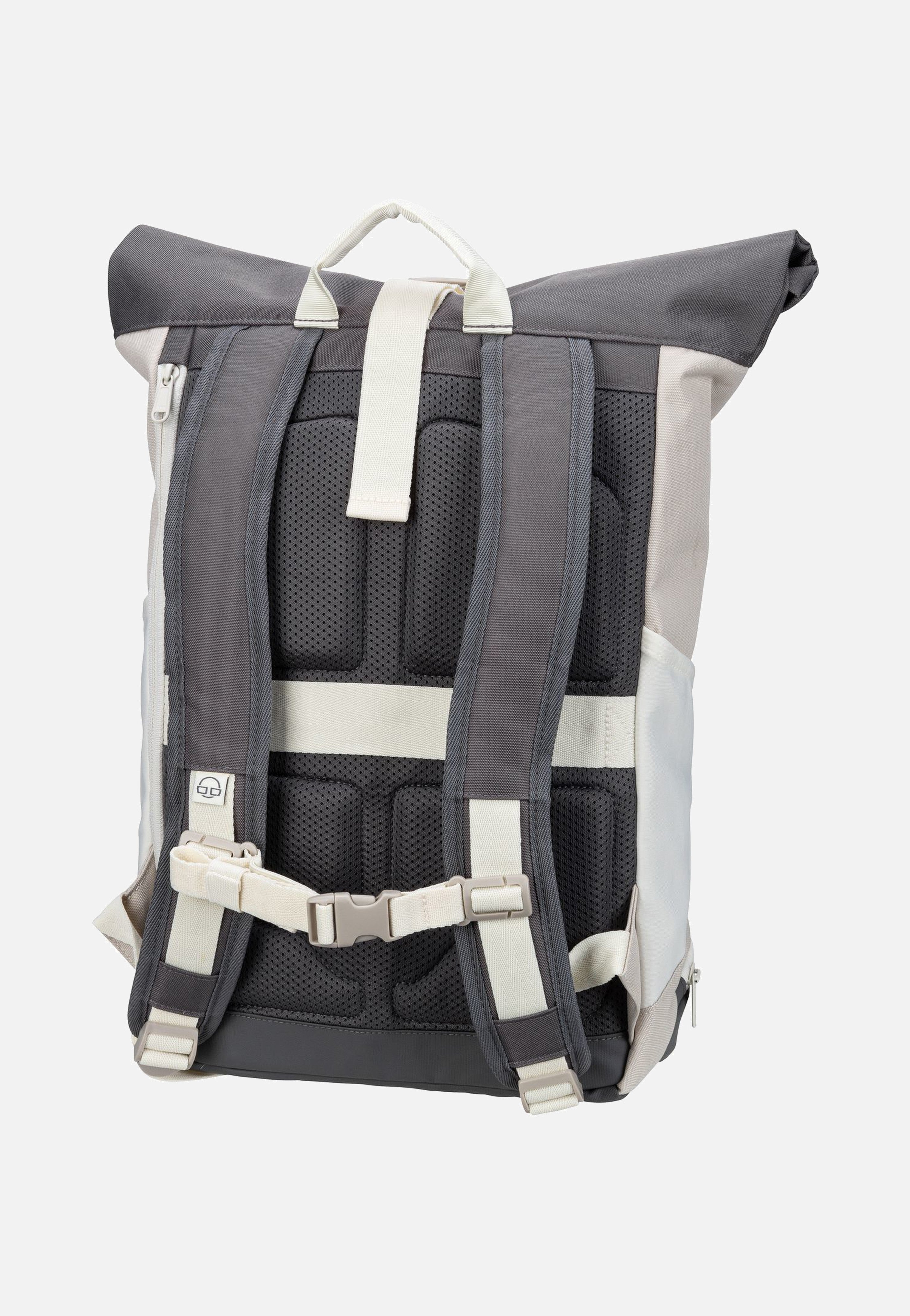 Johnny Urban Allen Medium Sand-Grau Rolltop Backpack